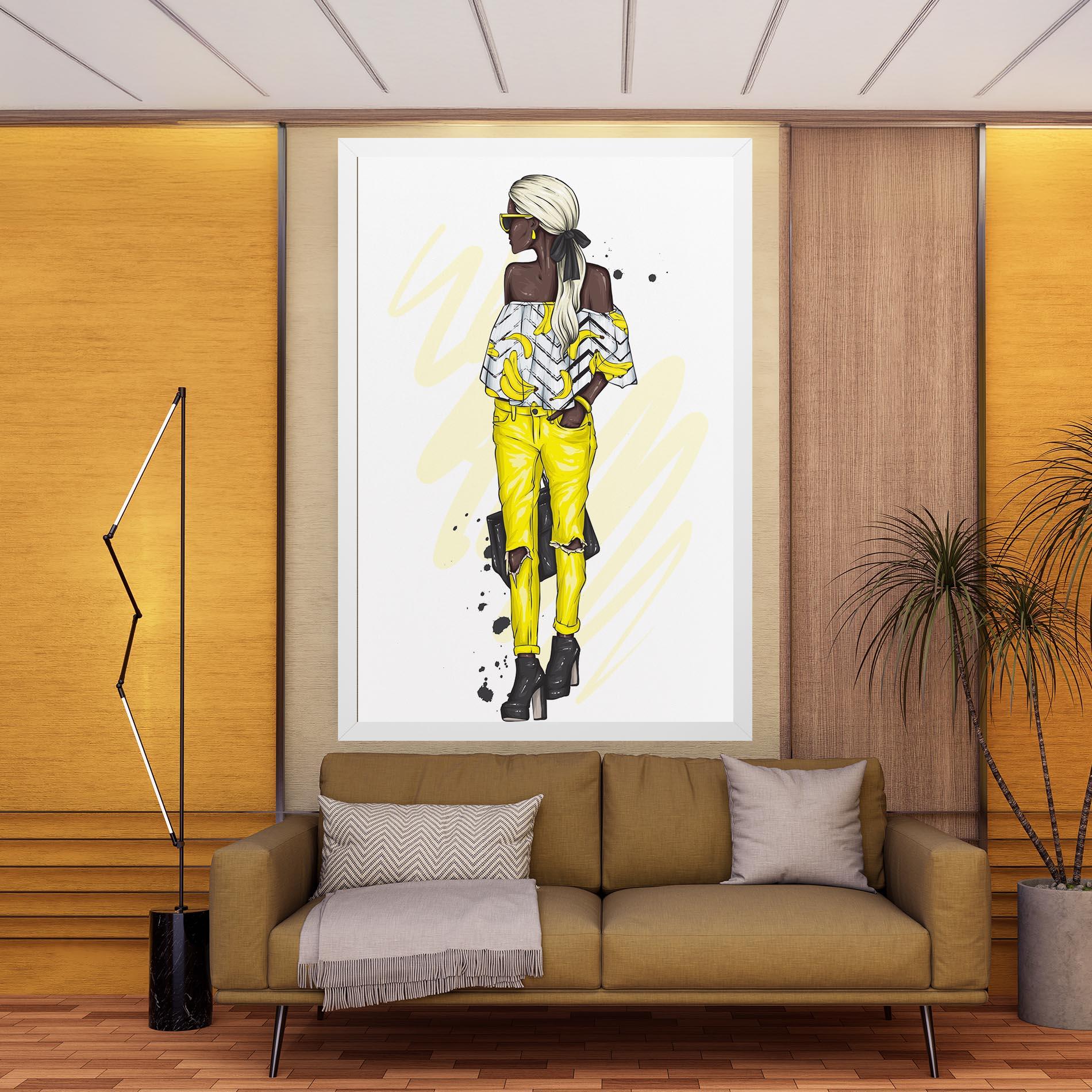 Vászonkép Banana Blouse mockup 9