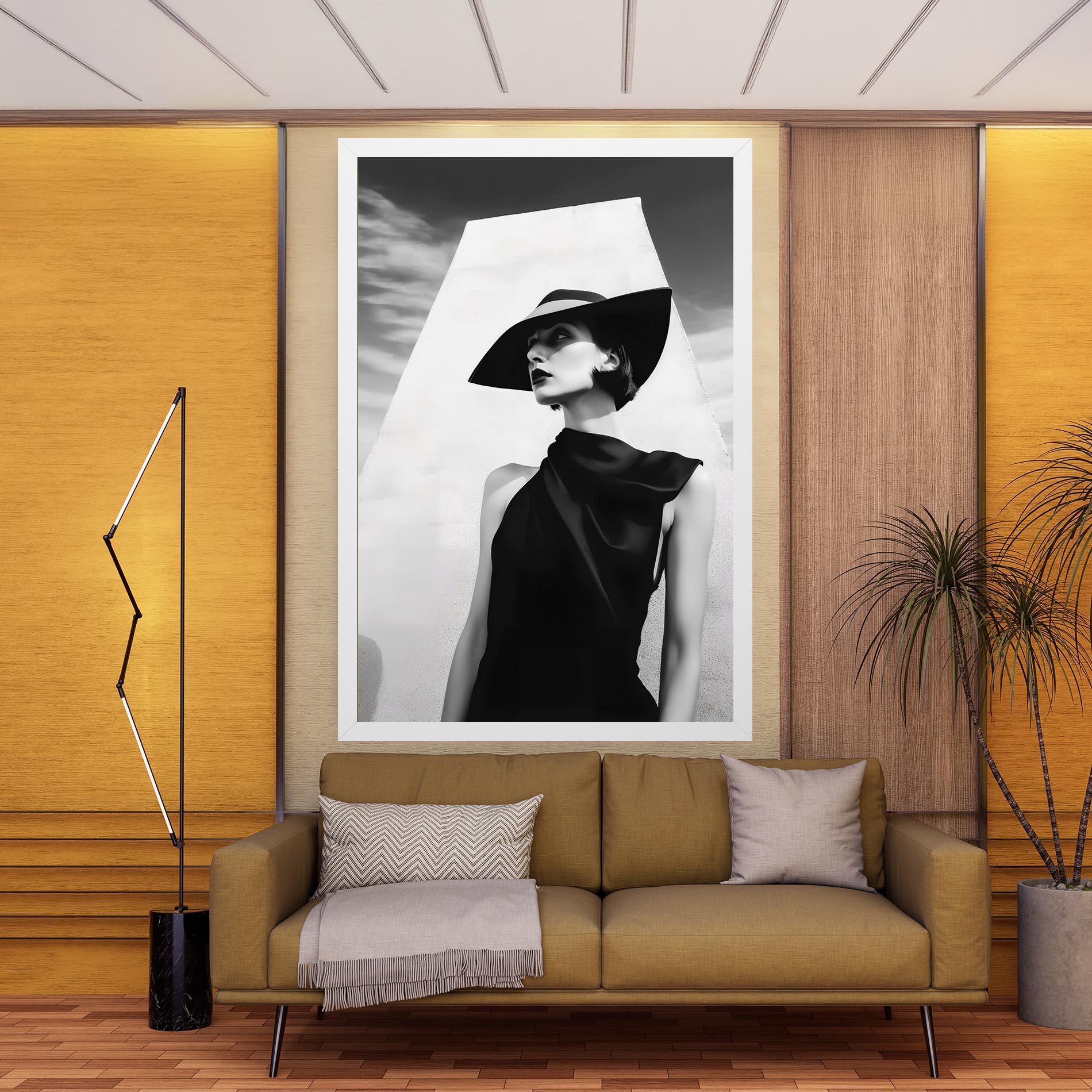 Vászonkép Modern Fashion Portrait mockup 9