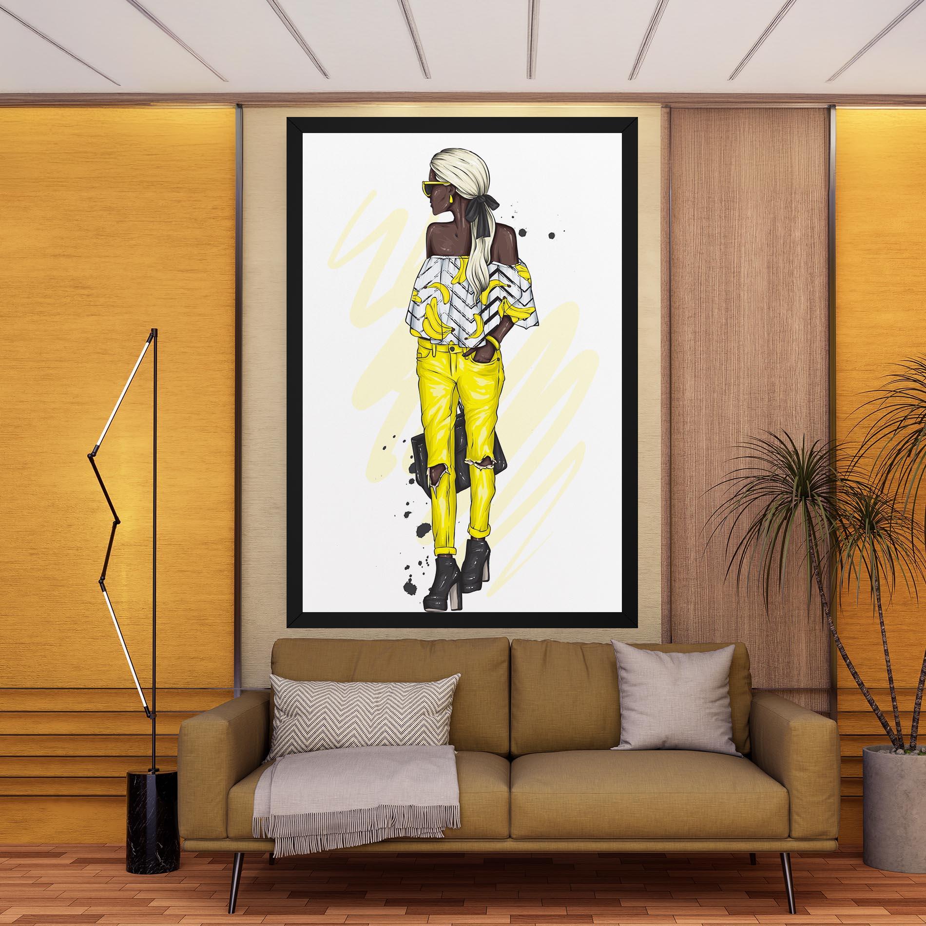 Vászonkép Banana Blouse mockup 9