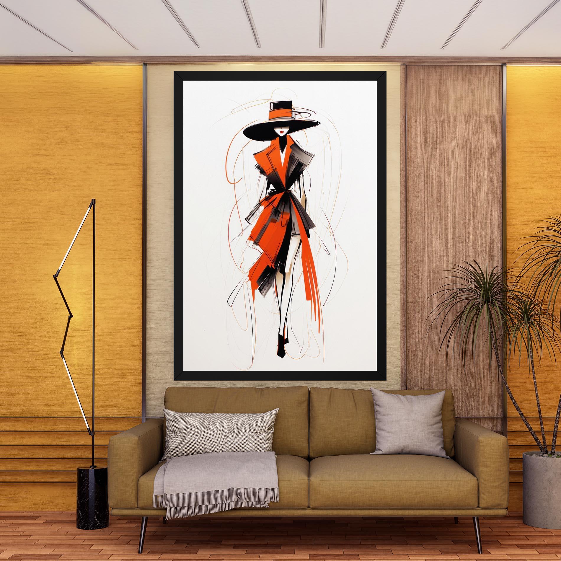 Vászonkép Handdrawn Doodle mockup 9