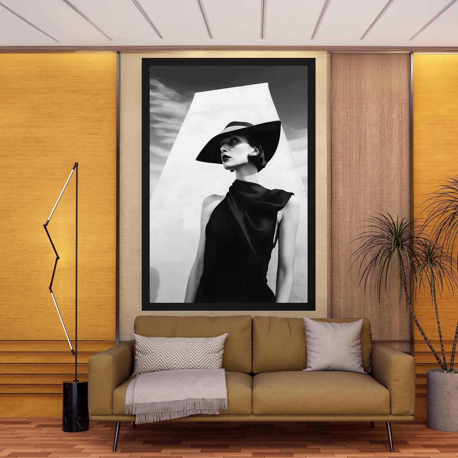 Vászonkép Modern Fashion Portrait mockup 9