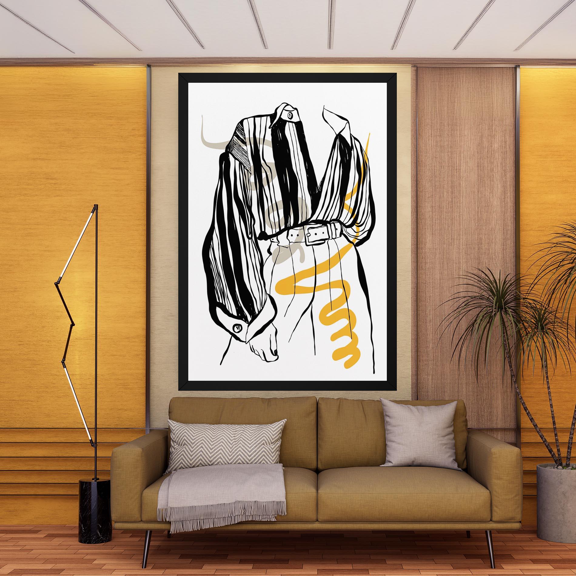 Vászonkép Modern Outfit Line mockup 9