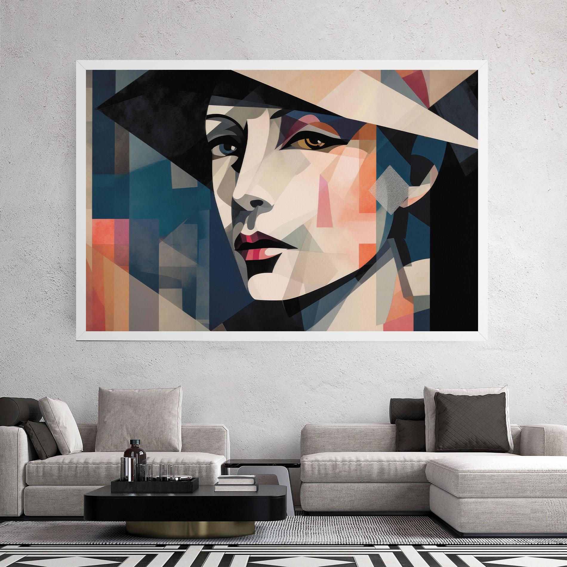 Vászonkép Chicago Portrait mockup 2