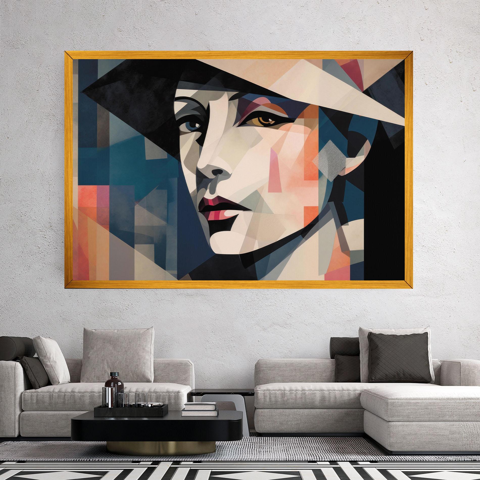 Vászonkép Chicago Portrait mockup 2