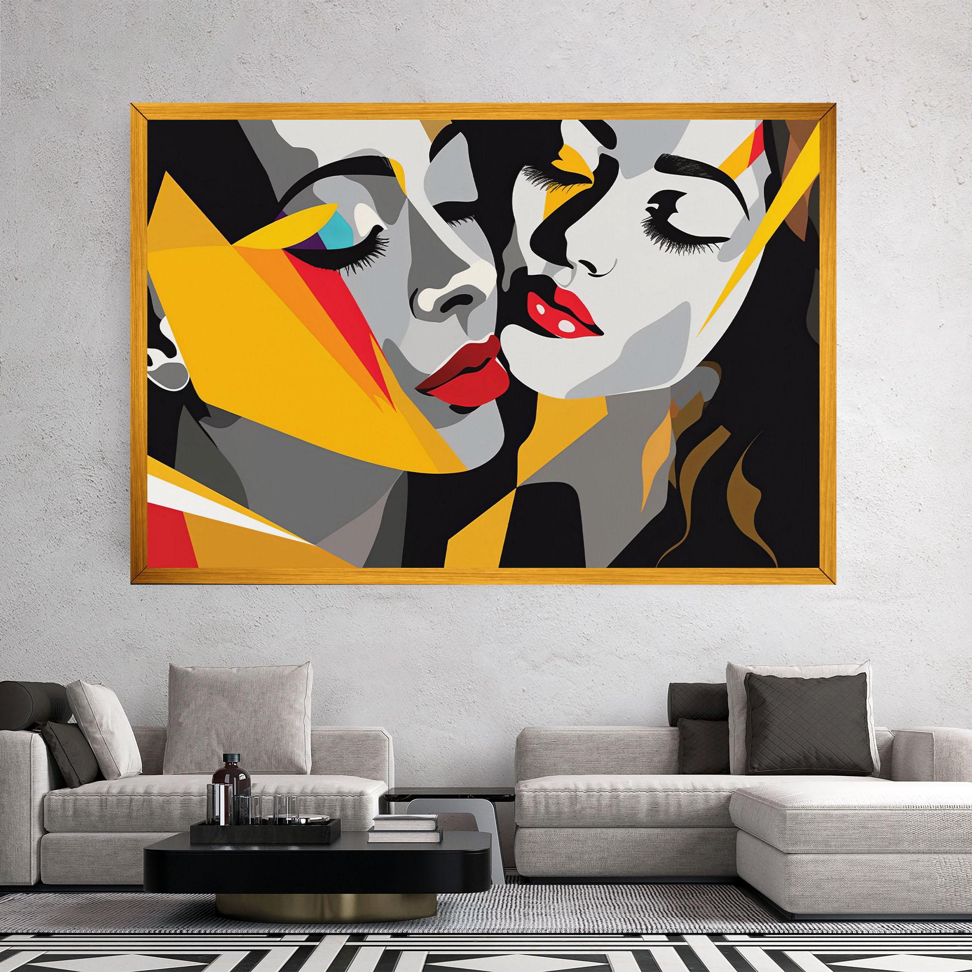 Vászonkép Dreamy Modern Female mockup 2