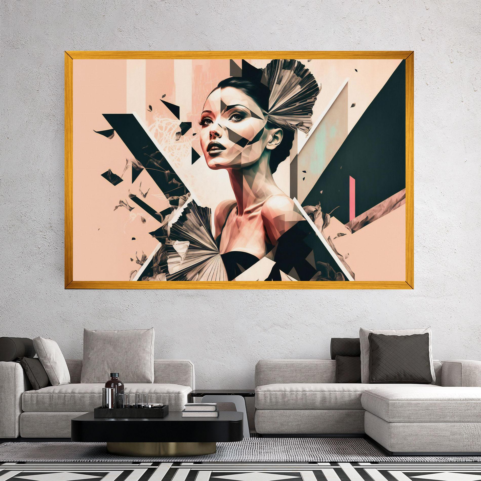 Vászonkép Fashionista Design mockup 2