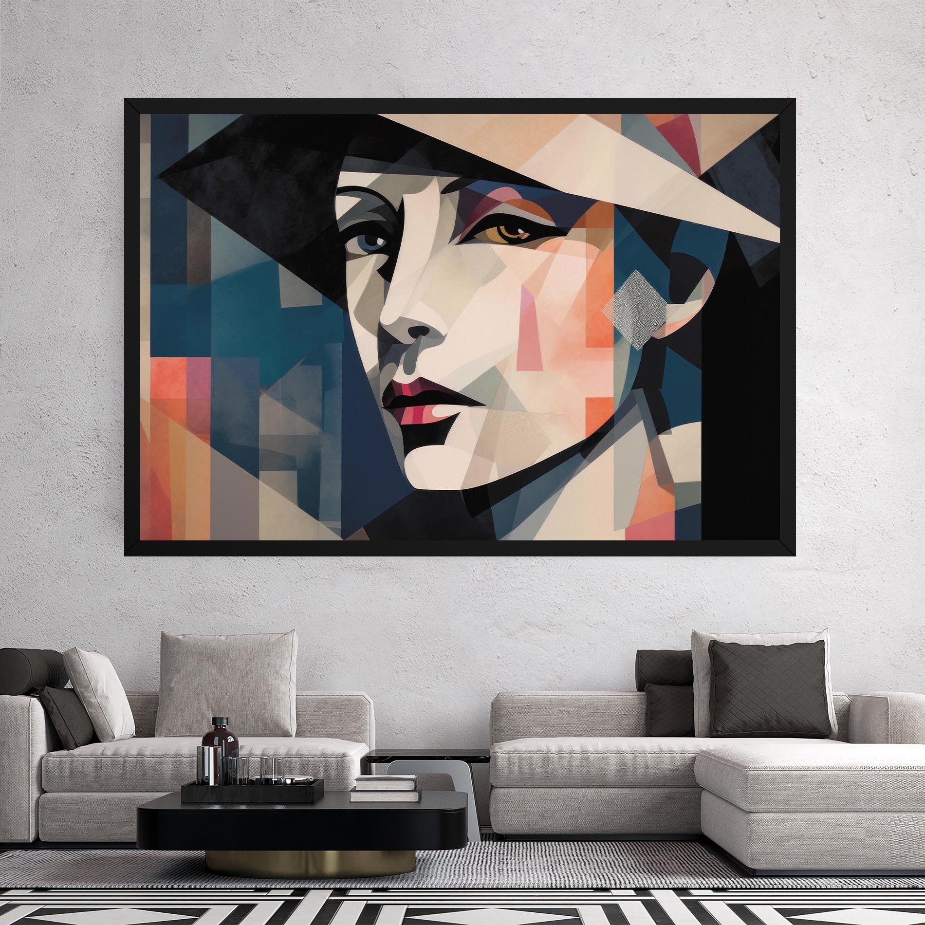 Vászonkép Chicago Portrait mockup 2