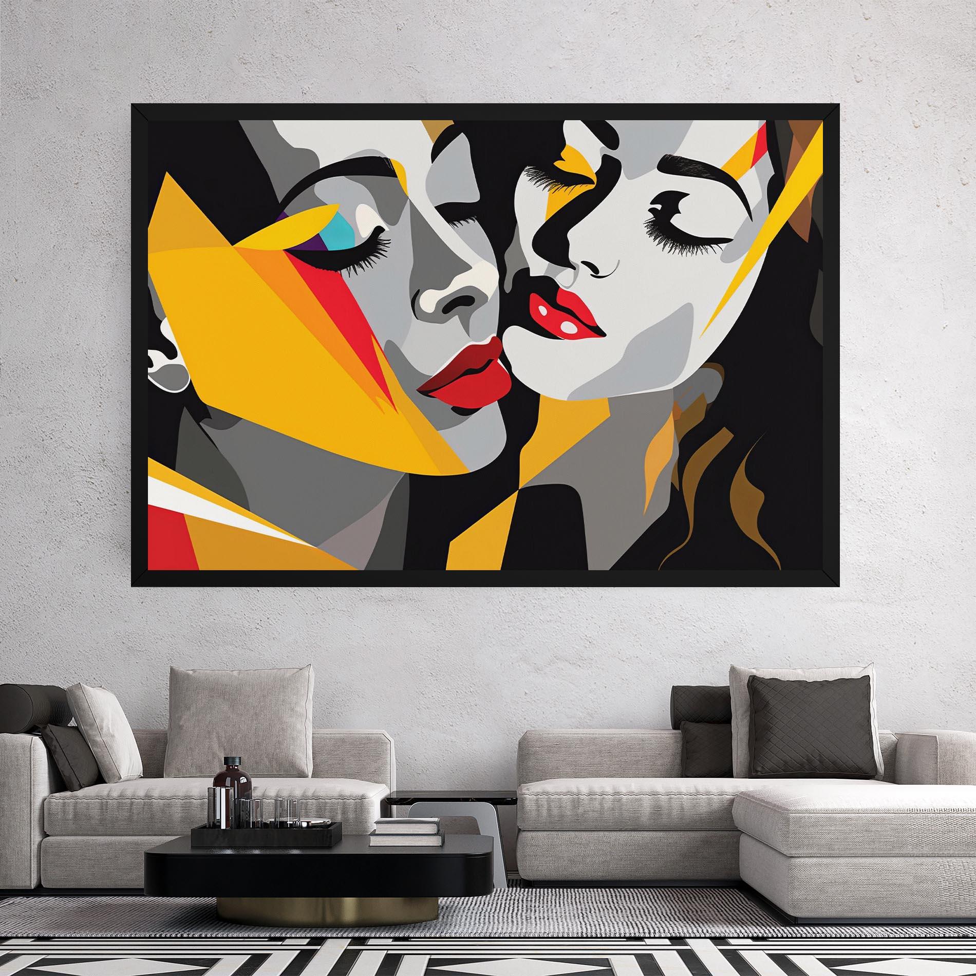 Vászonkép Dreamy Modern Female mockup 2