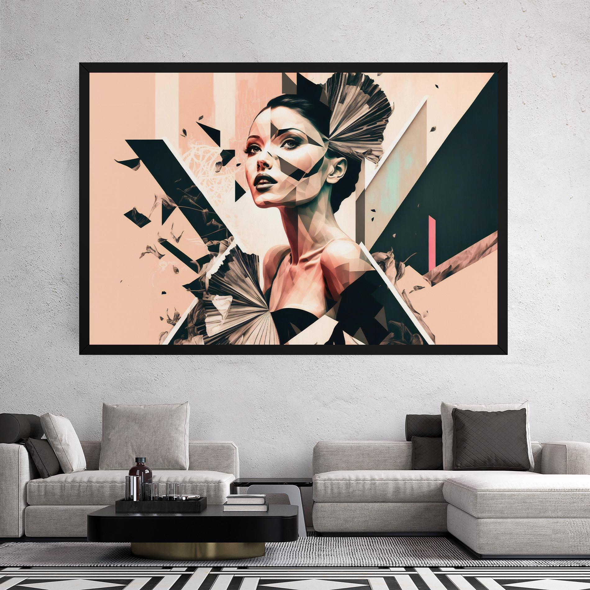 Vászonkép Fashionista Design mockup 2