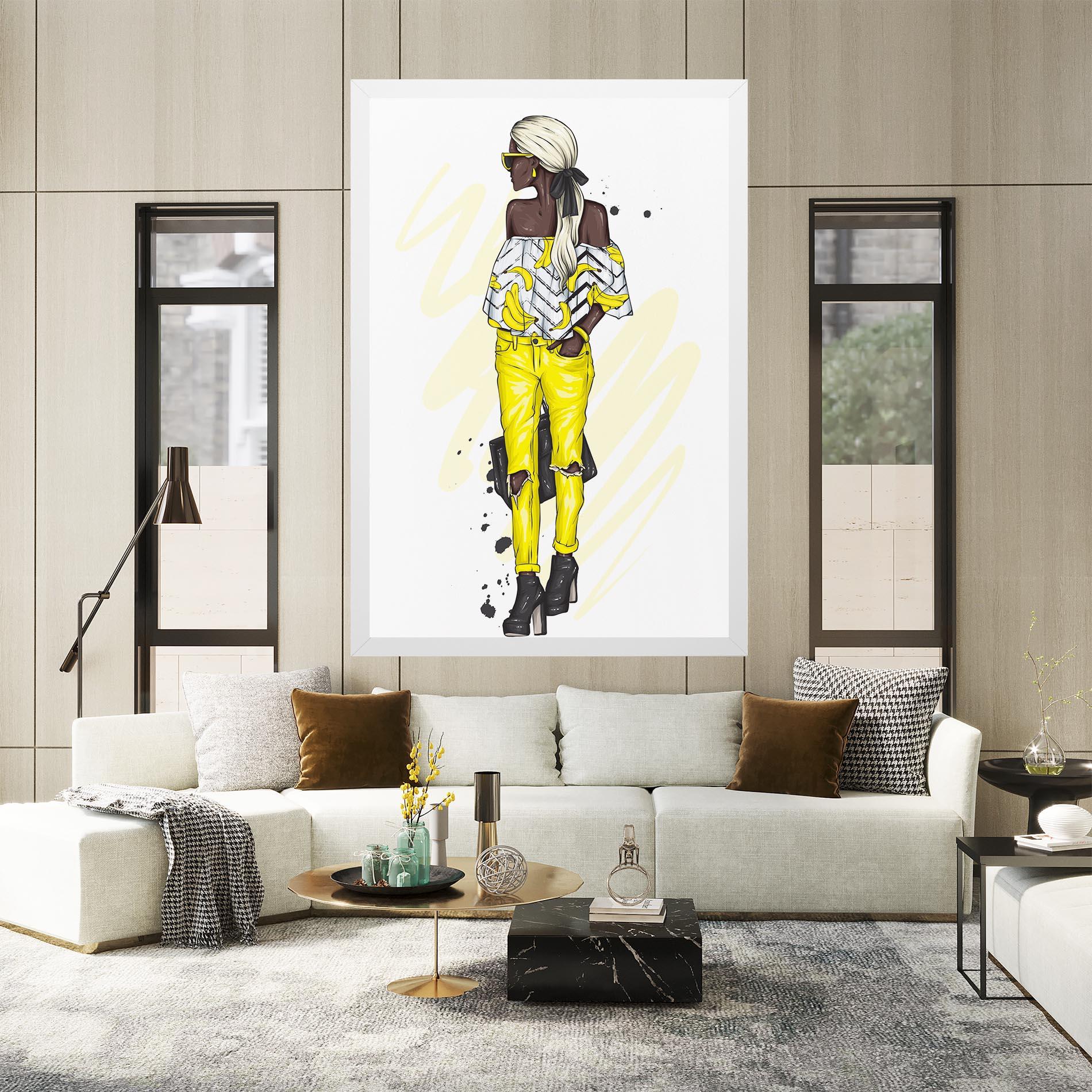 Vászonkép Banana Blouse mockup 2