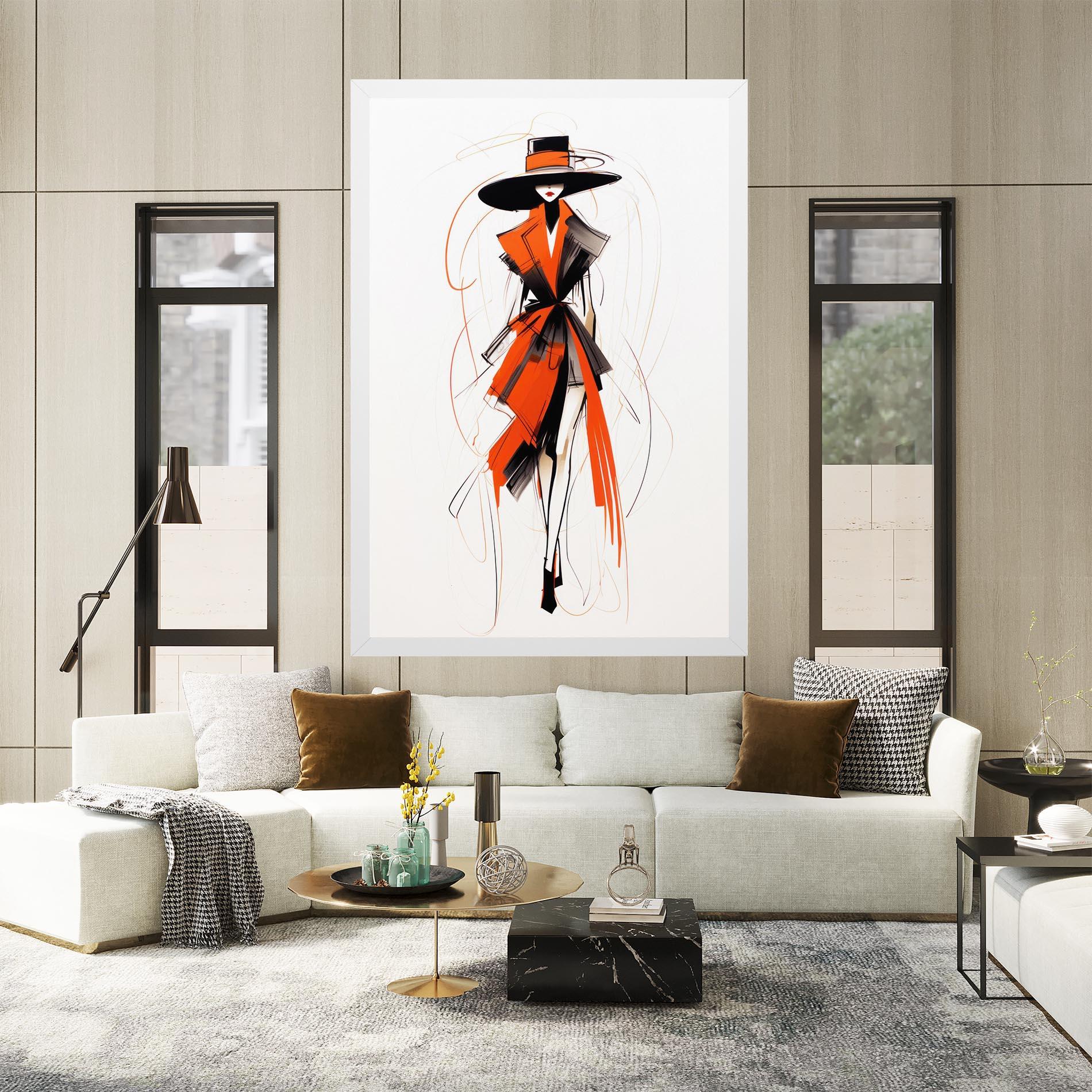 Vászonkép Handdrawn Doodle mockup 2