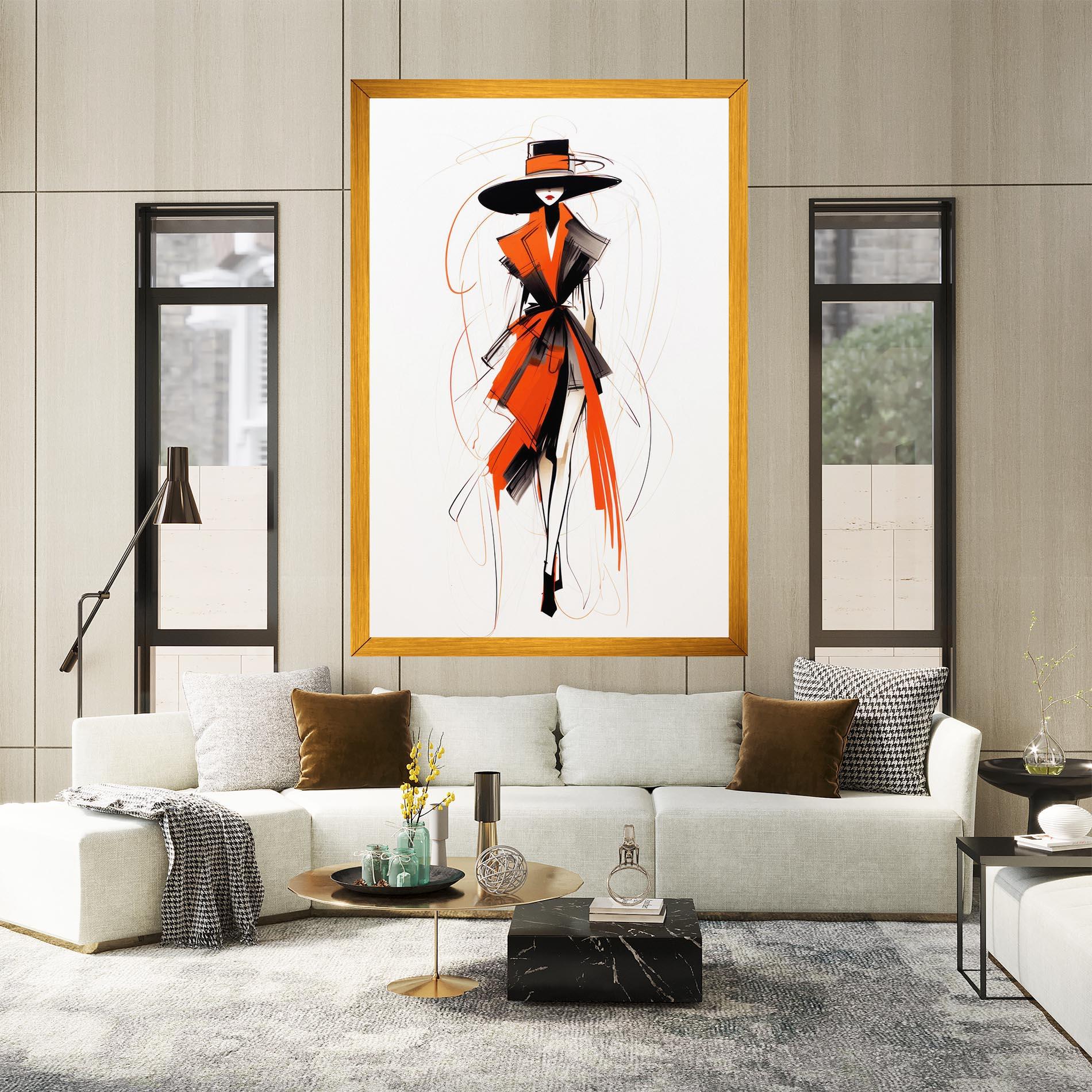 Vászonkép Handdrawn Doodle mockup 2