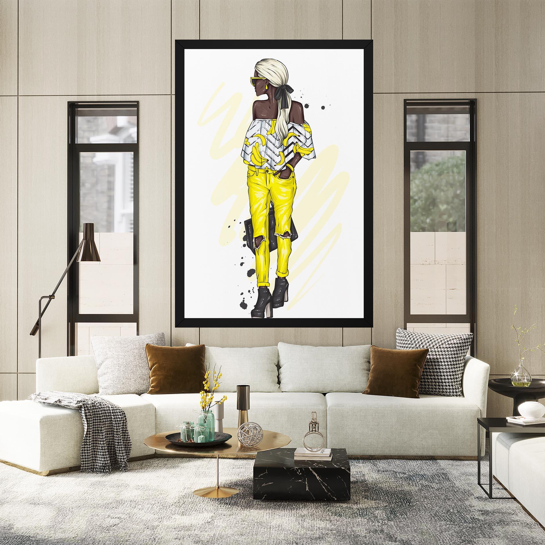 Vászonkép Banana Blouse mockup 2