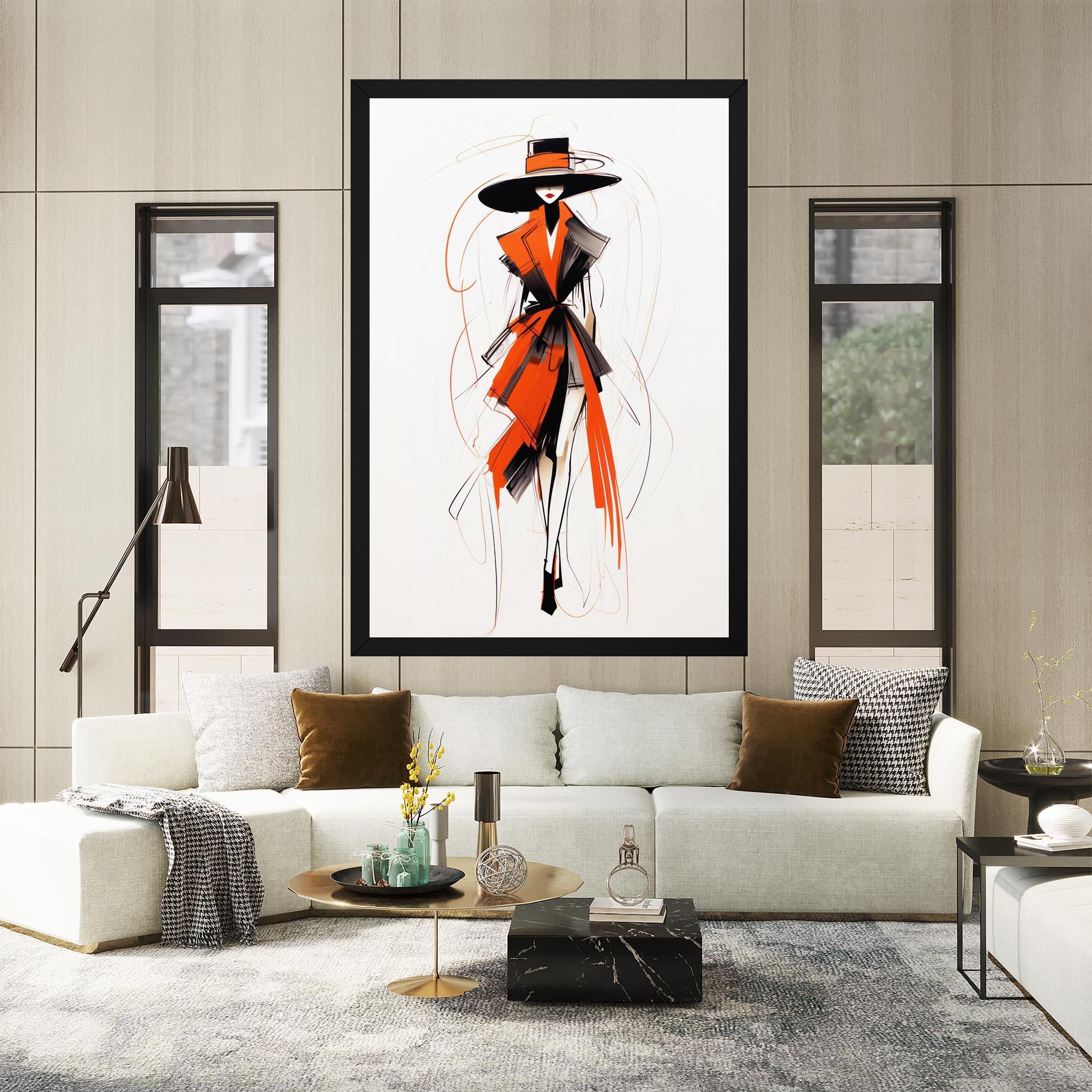 Vászonkép Handdrawn Doodle mockup 2