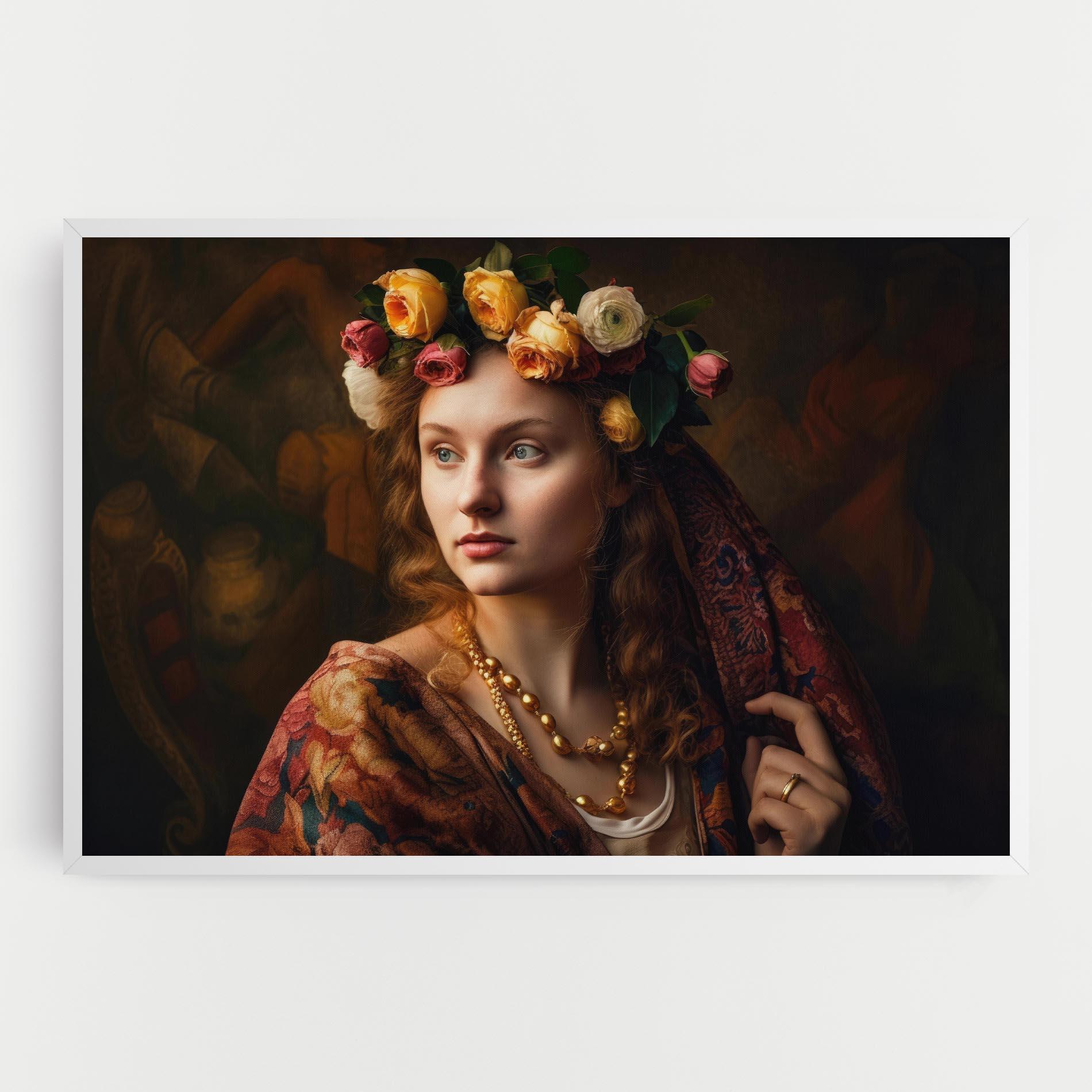 Vászonkép Renaissance Woman mockup 0