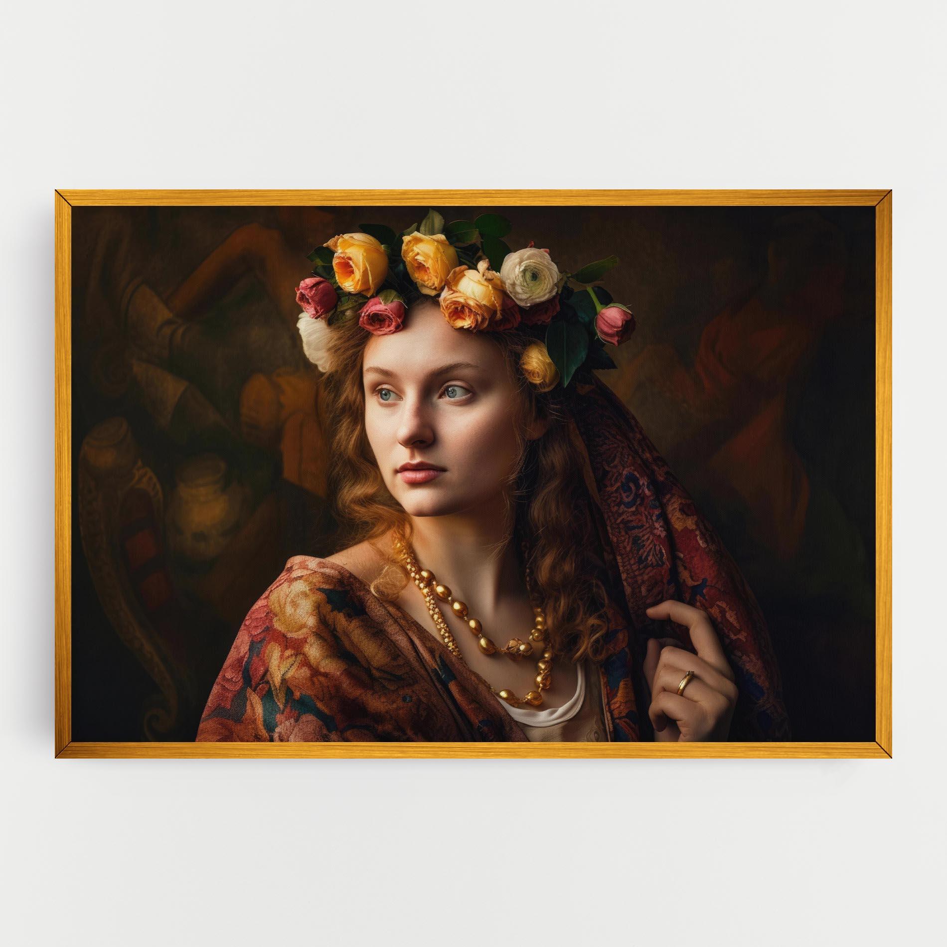Vászonkép Renaissance Woman mockup 0