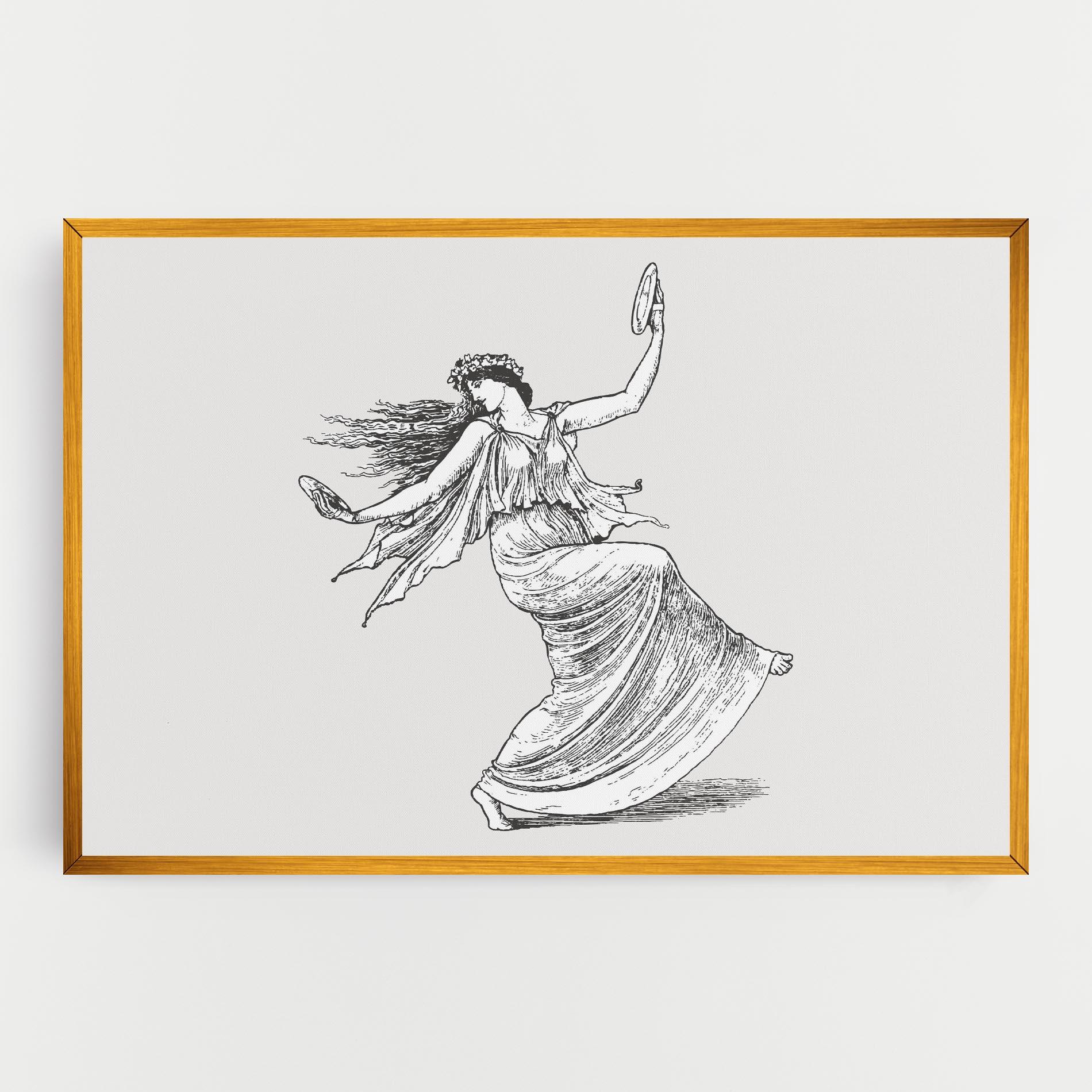 Vászonkép Vintage Dance mockup 0