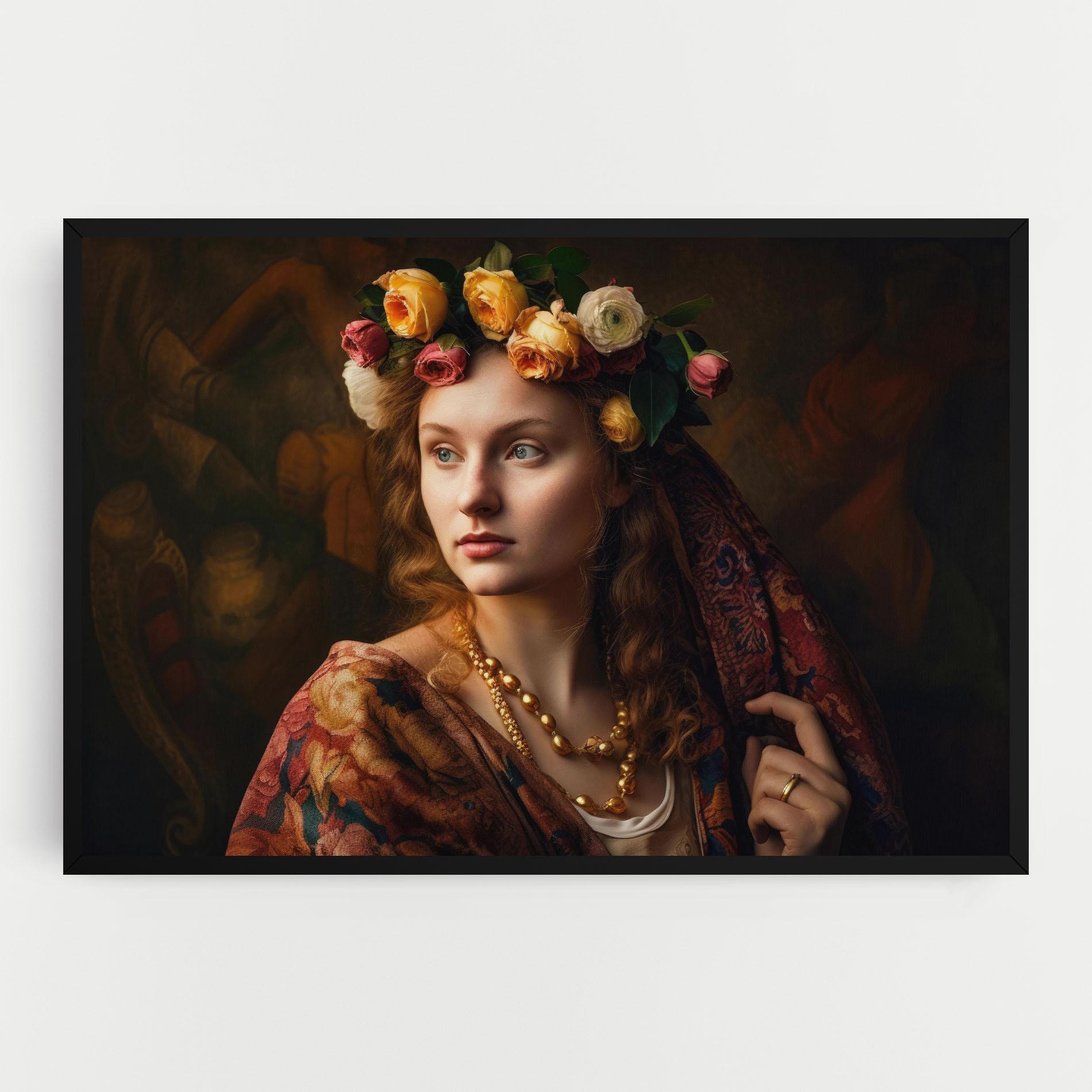 Vászonkép Renaissance Woman mockup 0