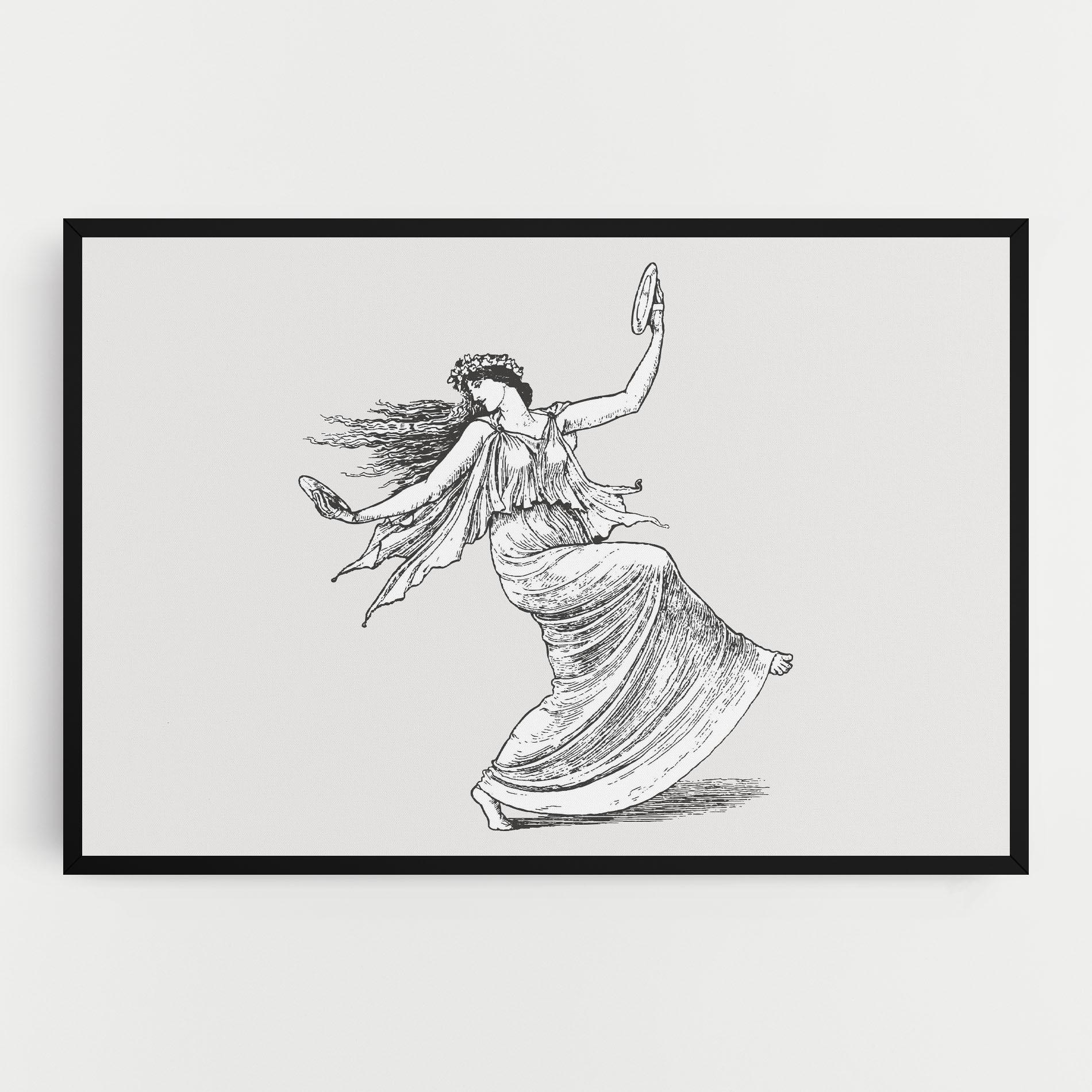 Vászonkép Vintage Dance mockup 0