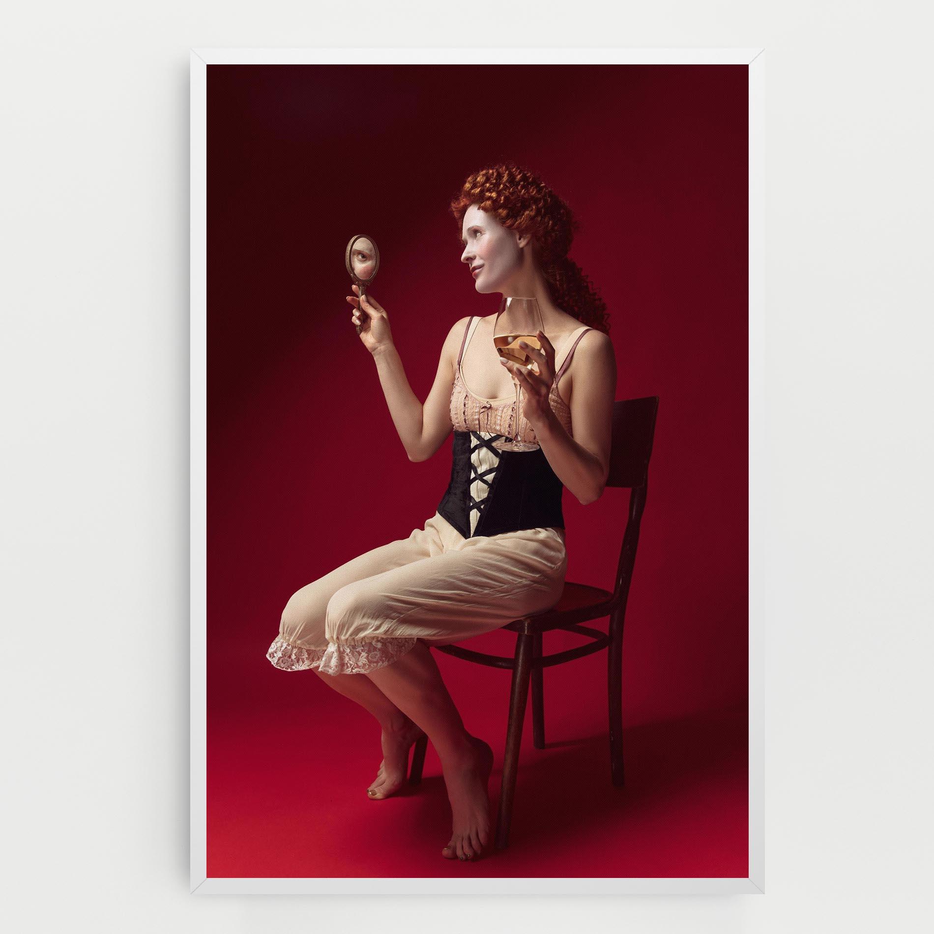 Vászonkép Medieval Redhead Woman mockup 0