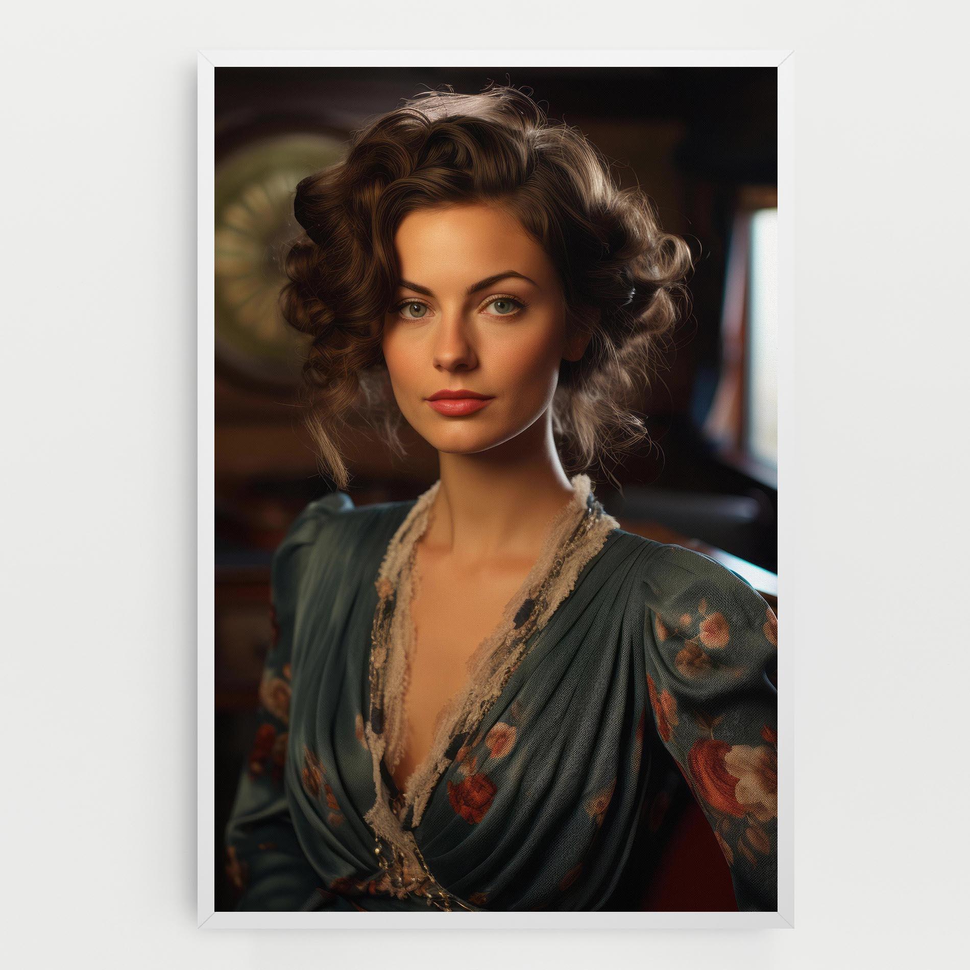 Vászonkép Pink Flowers Dress mockup 0