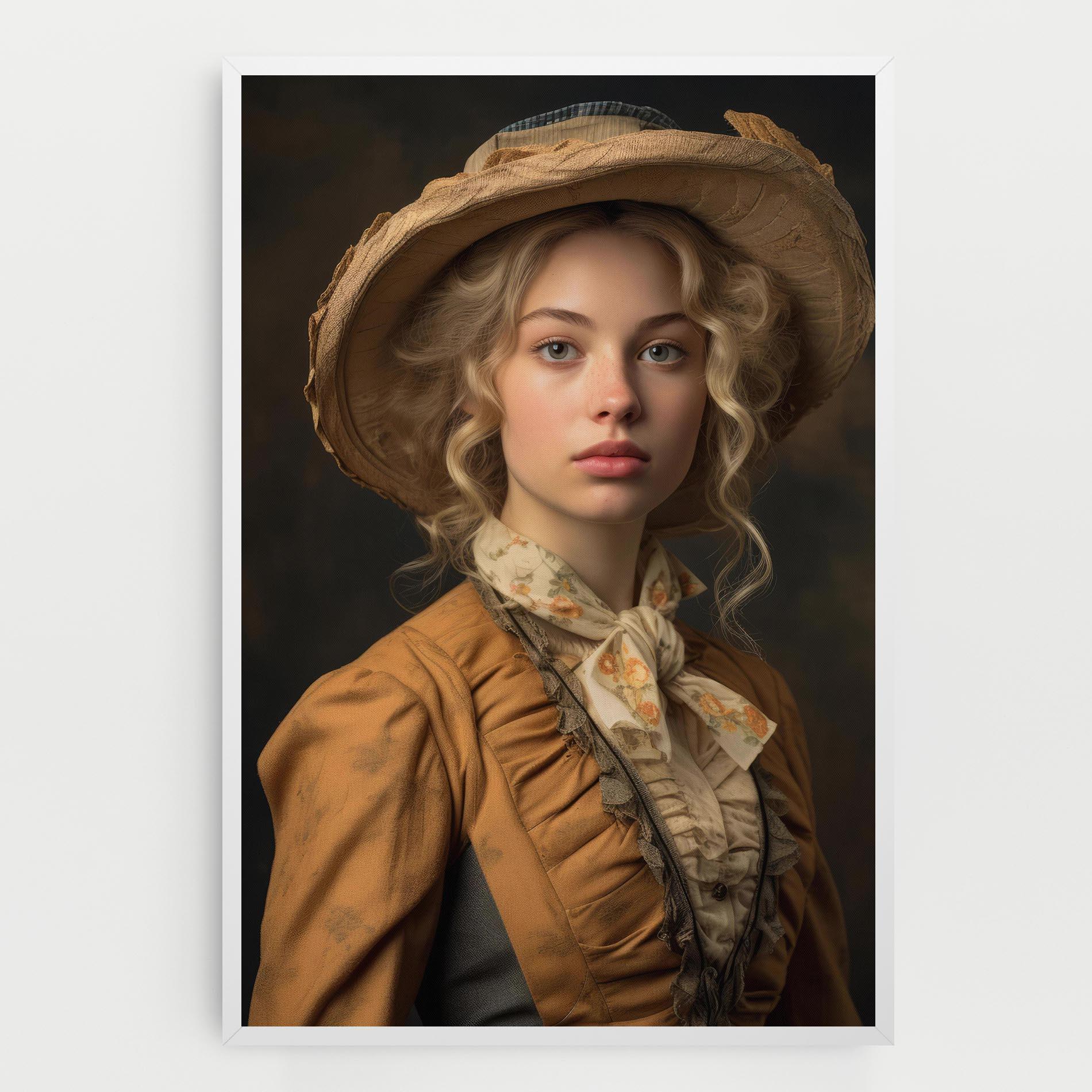 Vászonkép Pretty Vintage Blonde mockup 0