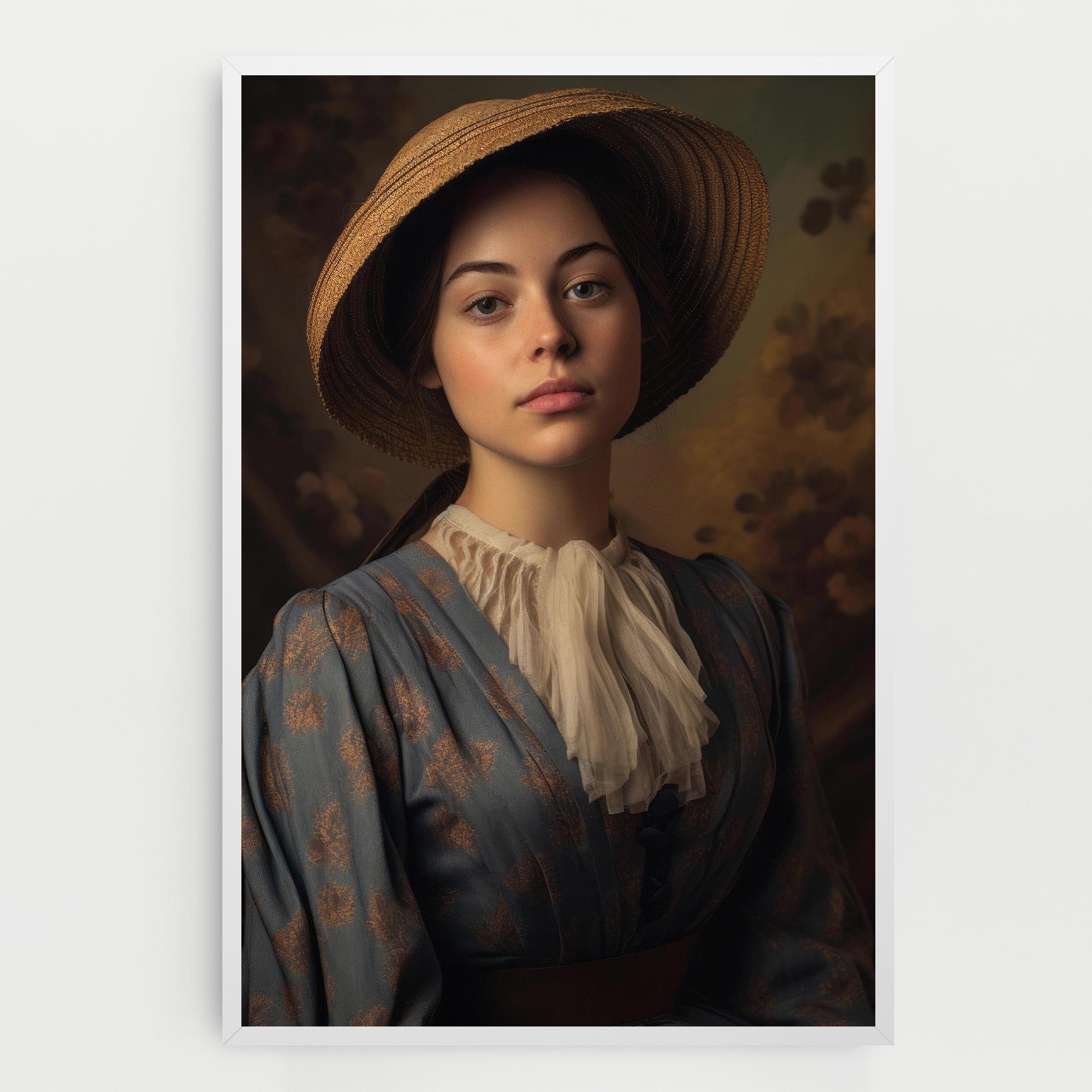 Vászonkép Vintage Blue Dress mockup 0