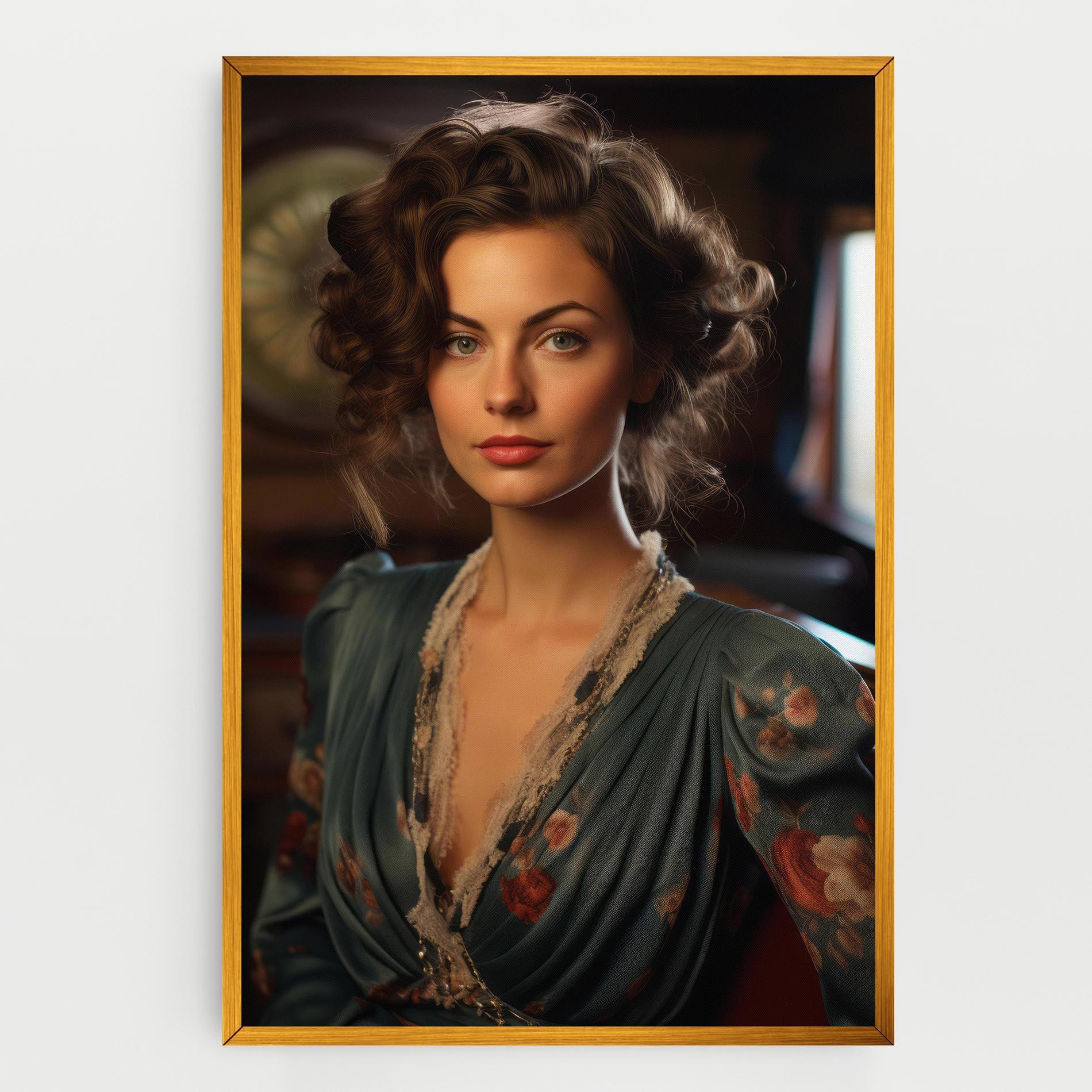 Vászonkép Pink Flowers Dress mockup 0