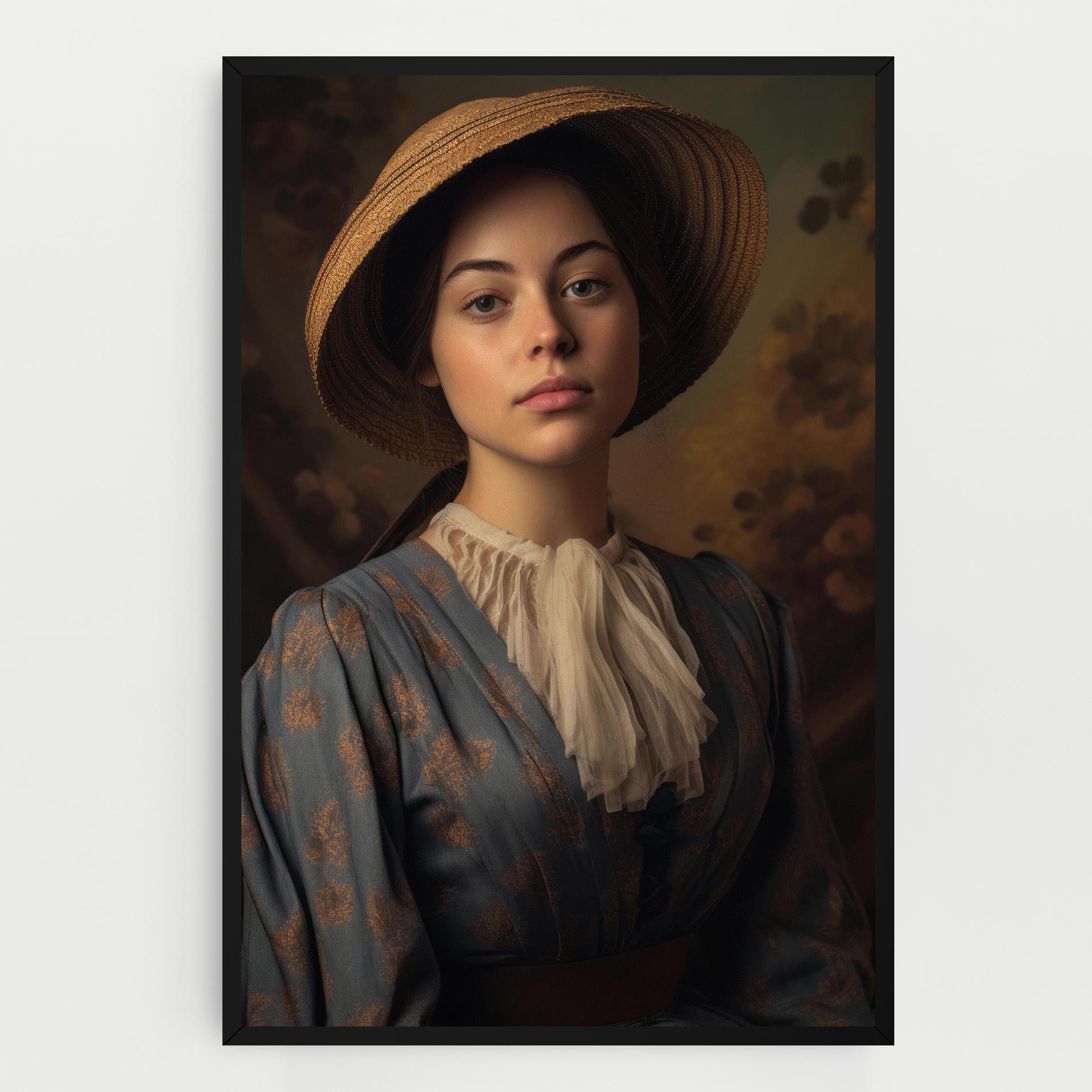 Vászonkép Vintage Blue Dress mockup 0