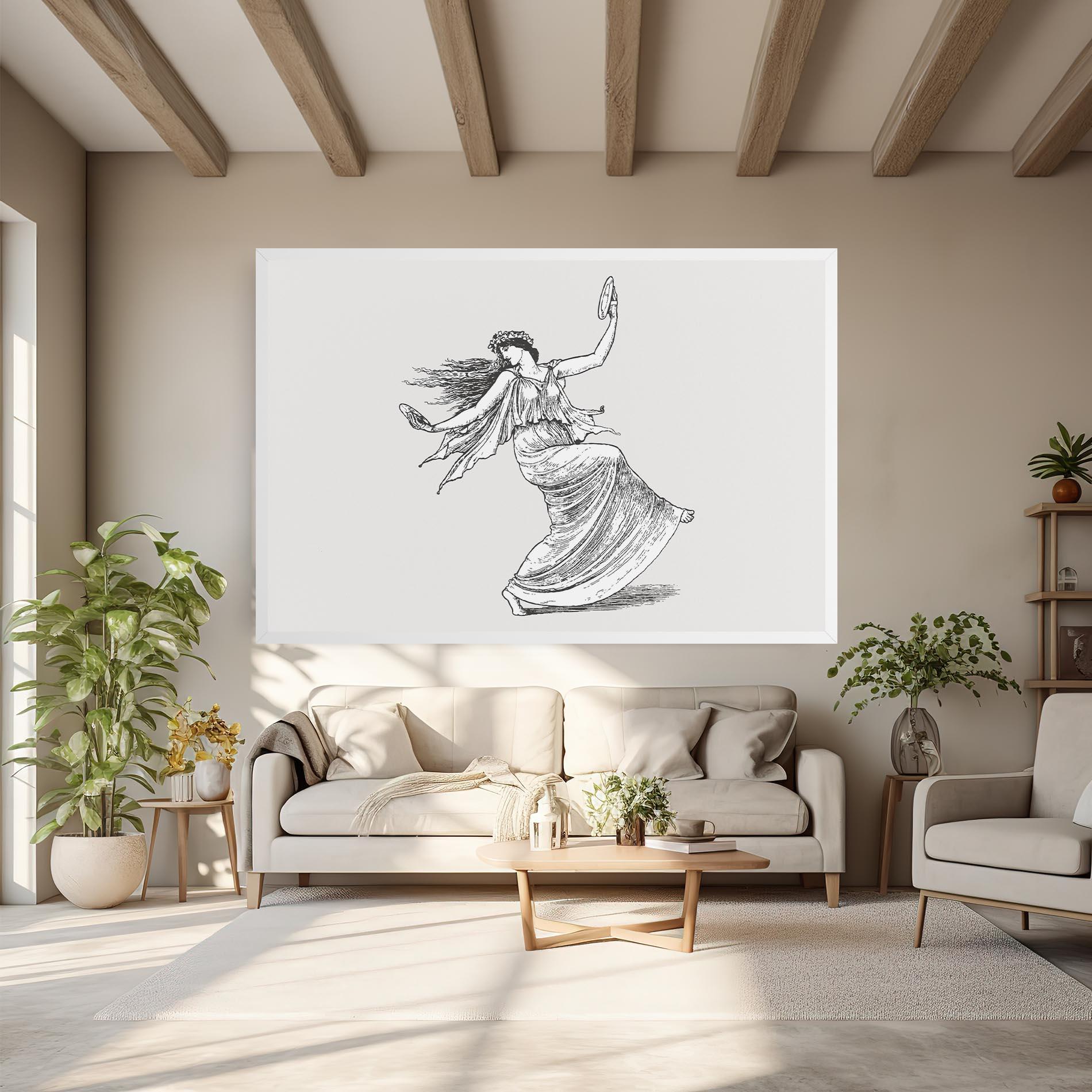 Vászonkép Vintage Dance mockup 6