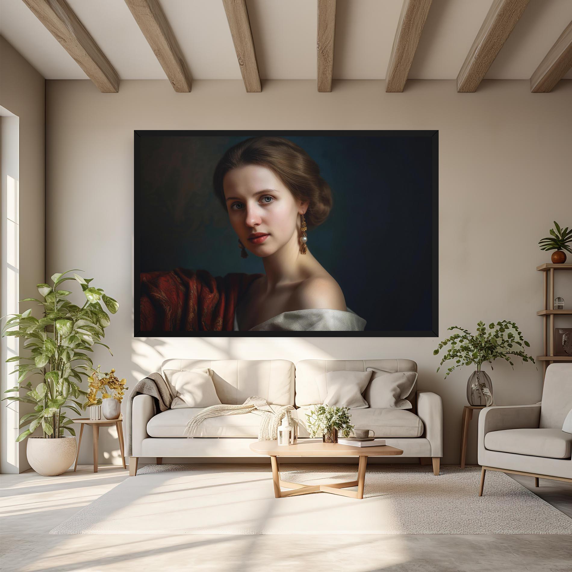 Vászonkép Classical Painting mockup 6