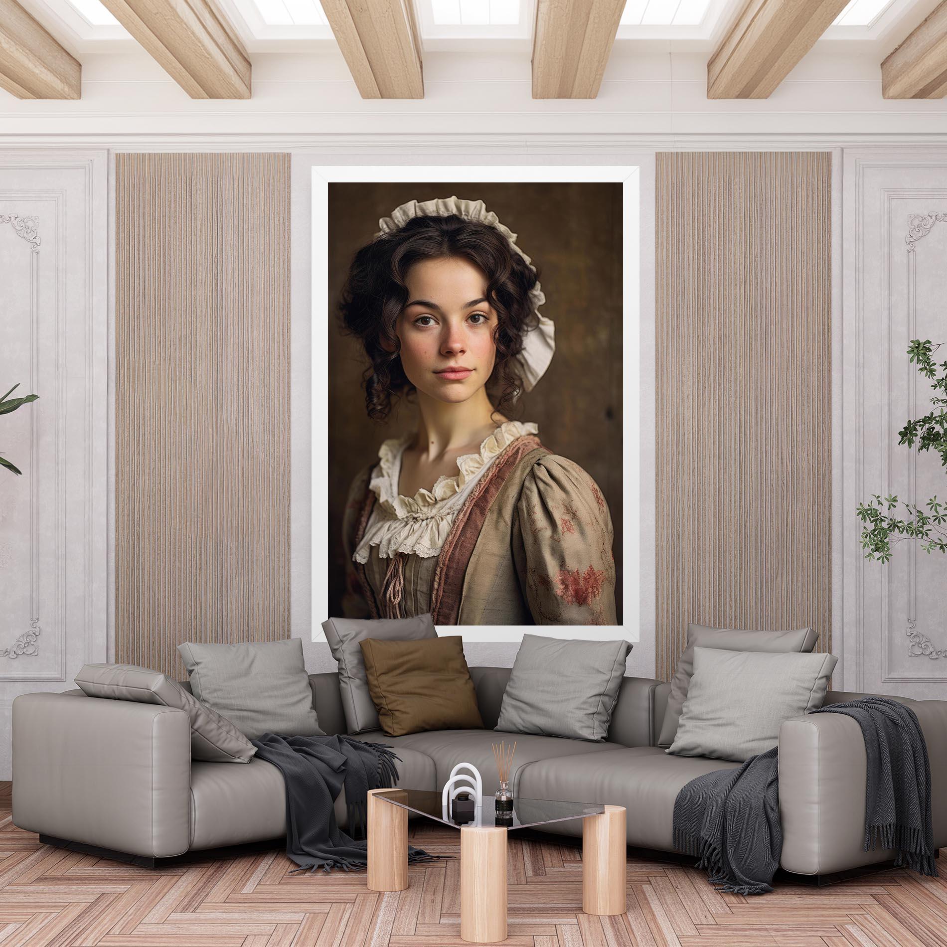 Vászonkép Light Green Dress mockup 6