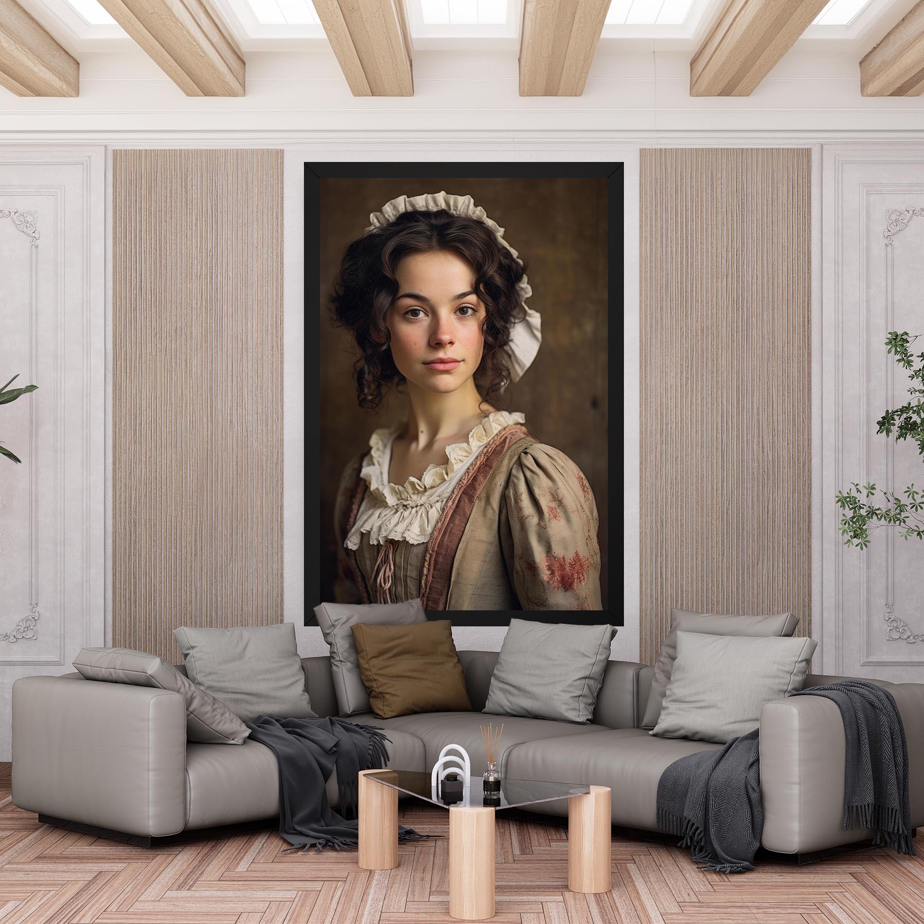 Vászonkép Light Green Dress mockup 6