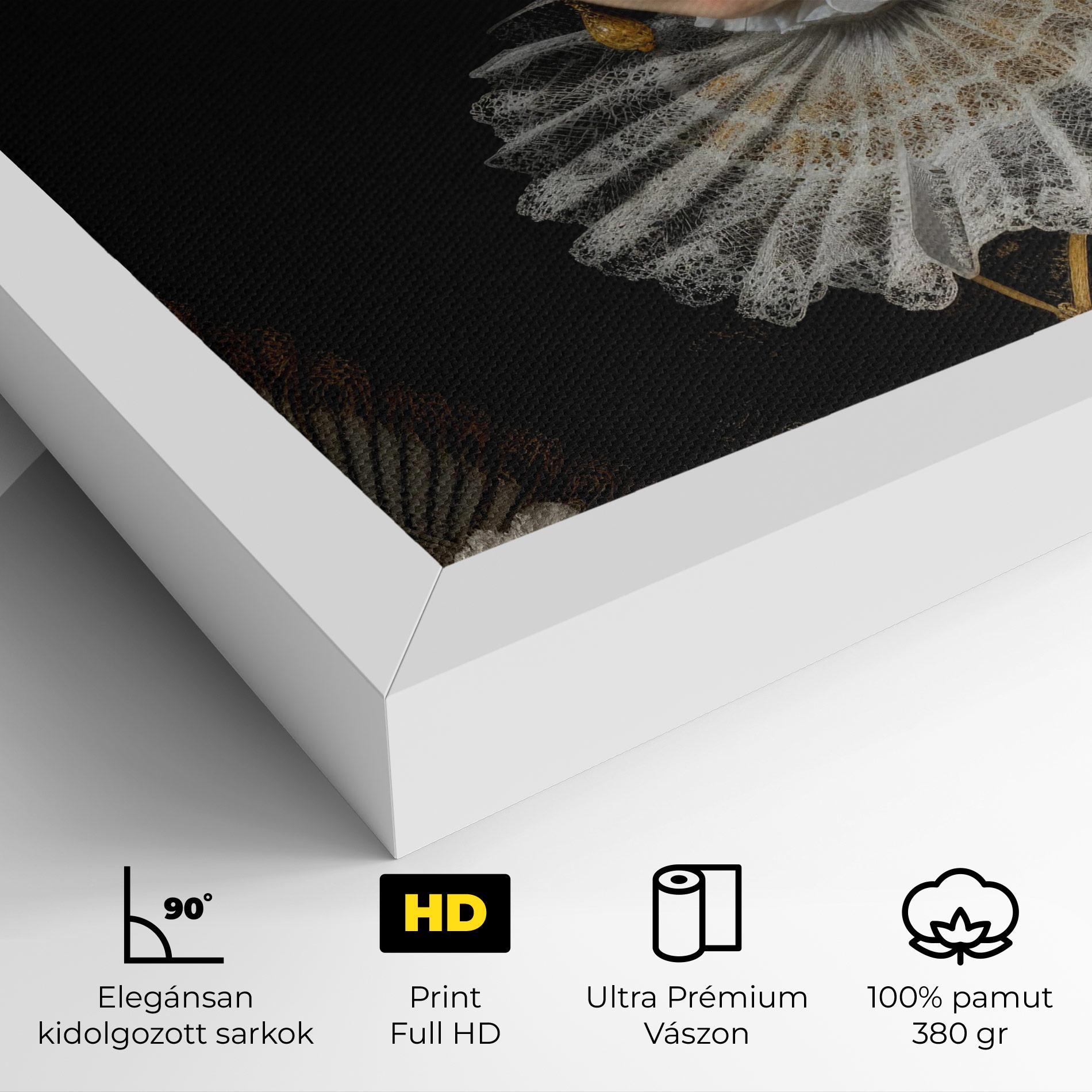 Vászonkép Baroque Lady Portrait mockup 4