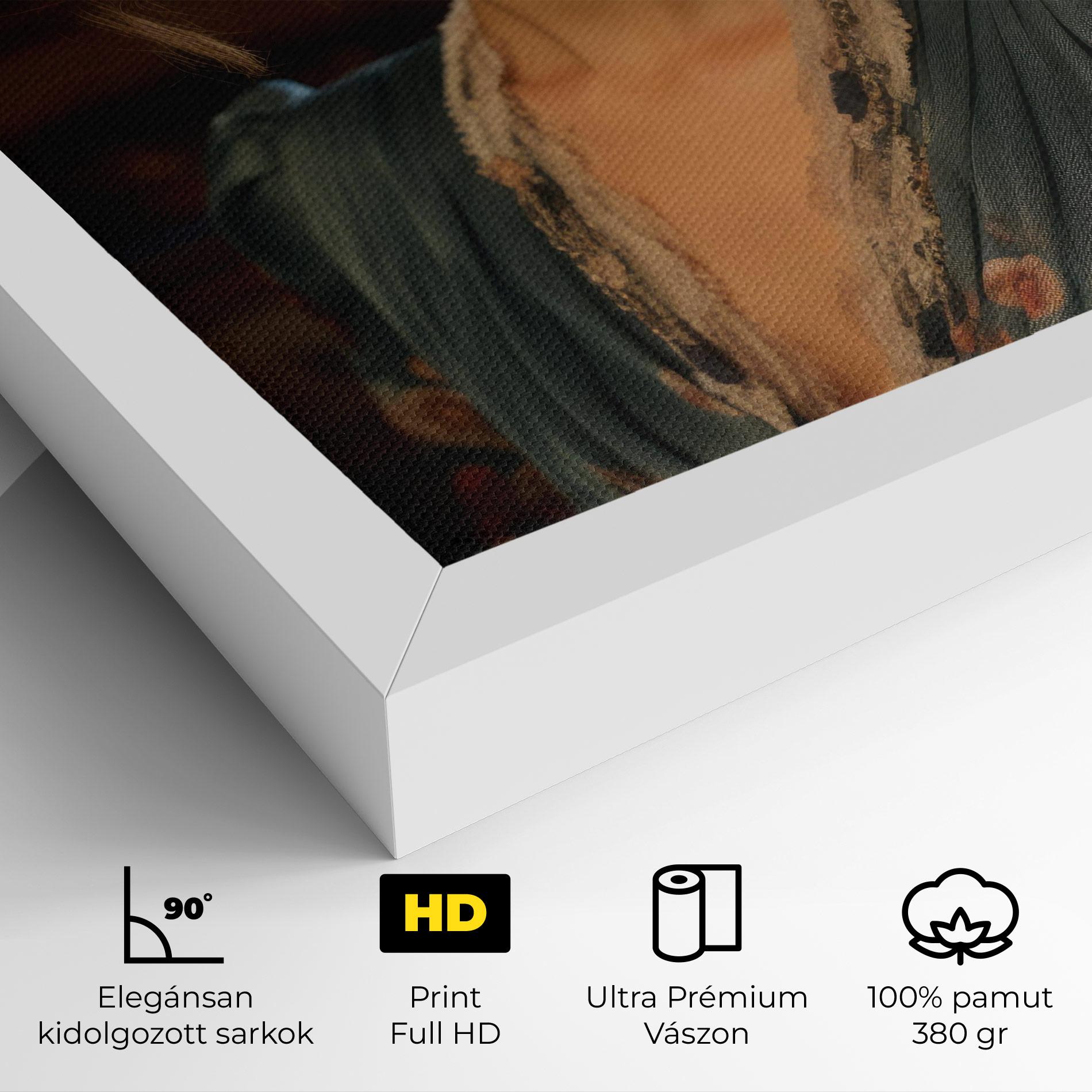 Vászonkép Pink Flowers Dress mockup 4