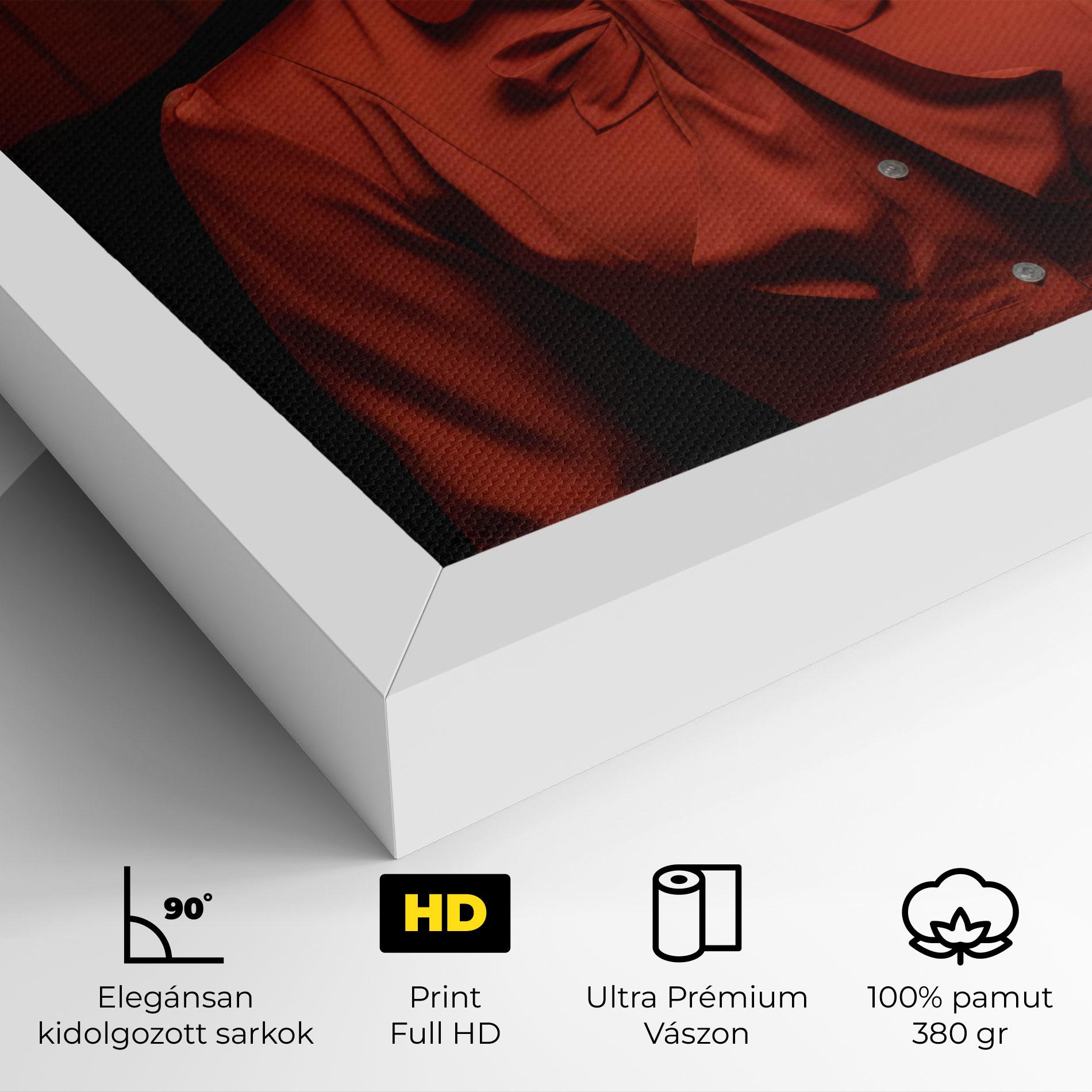 Vászonkép Pretty Red Blouse mockup 4