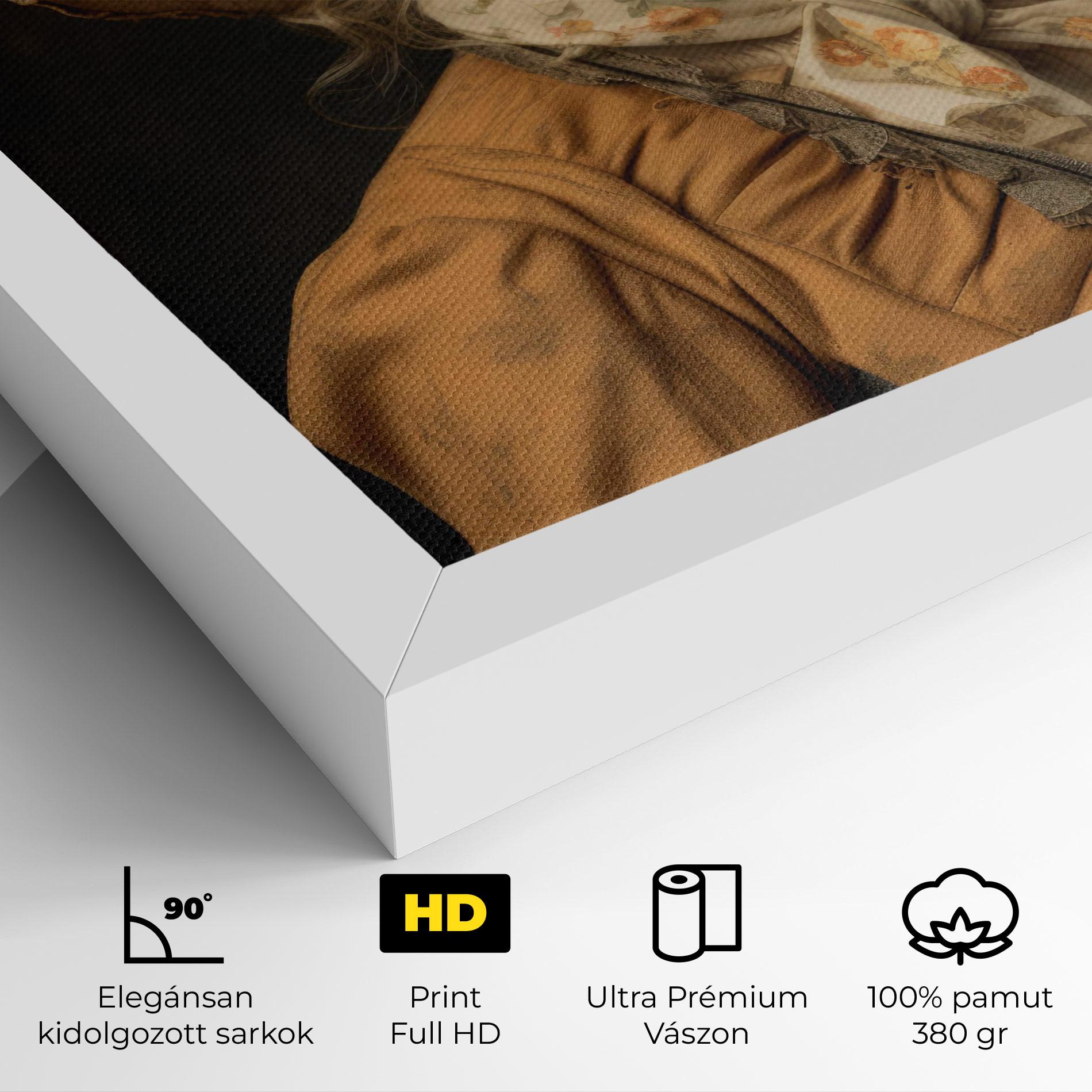 Vászonkép Pretty Vintage Blonde mockup 4