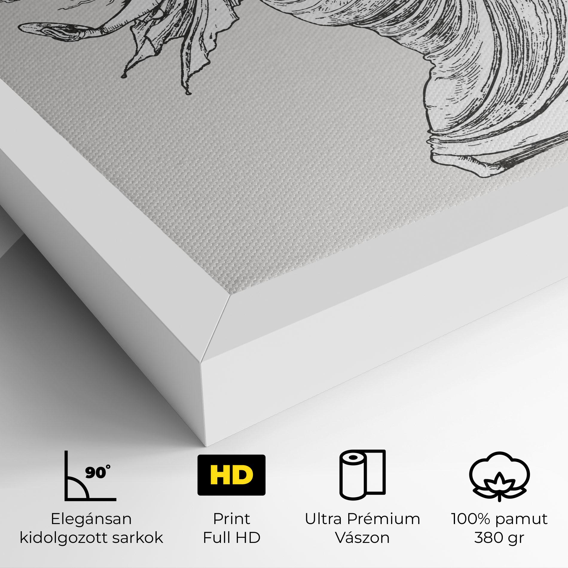 Vászonkép Vintage Dance mockup 4