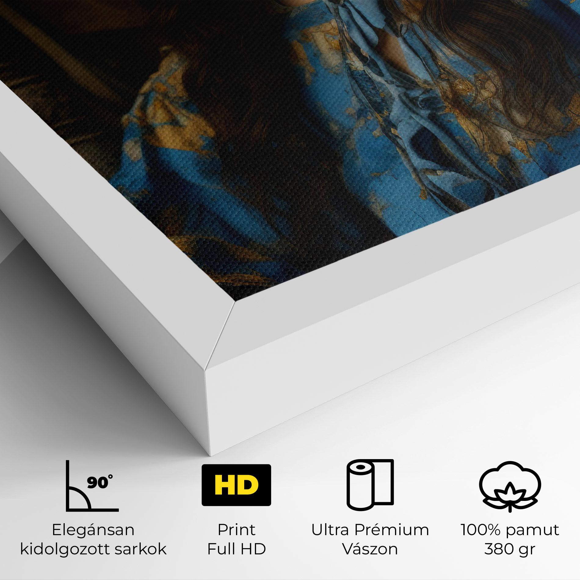 Vászonkép Yellow Rose Dress mockup 4