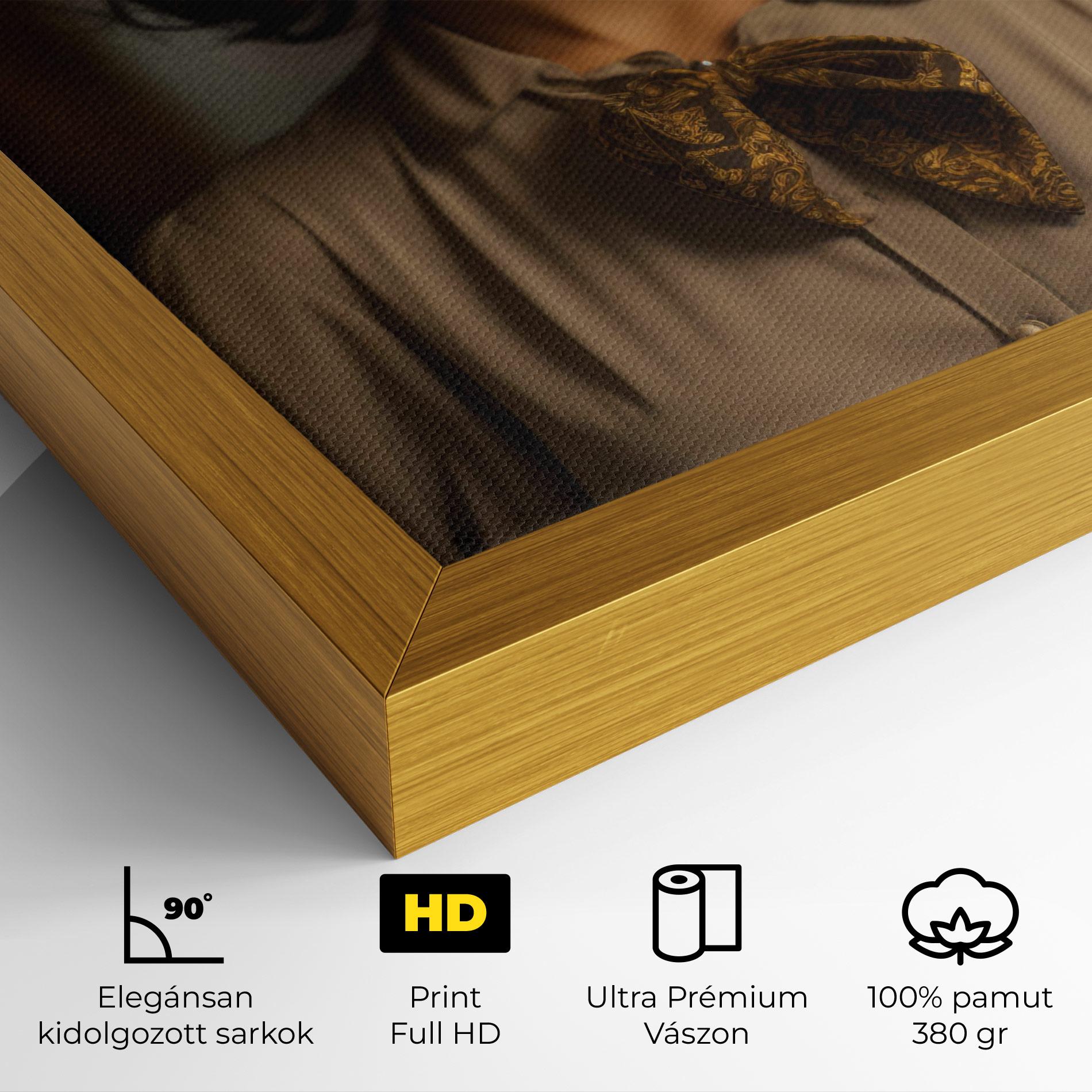 Vászonkép Beige Vintage Blouse mockup 4