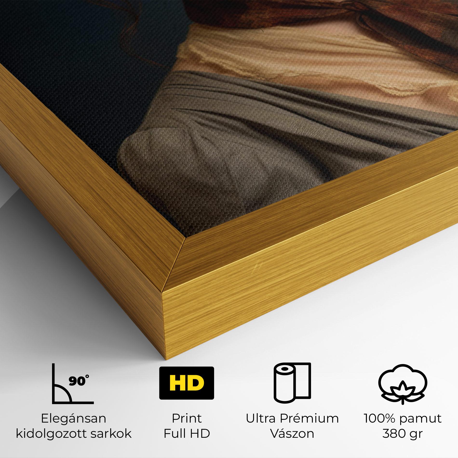 Vászonkép Brown Vintage Hat mockup 4