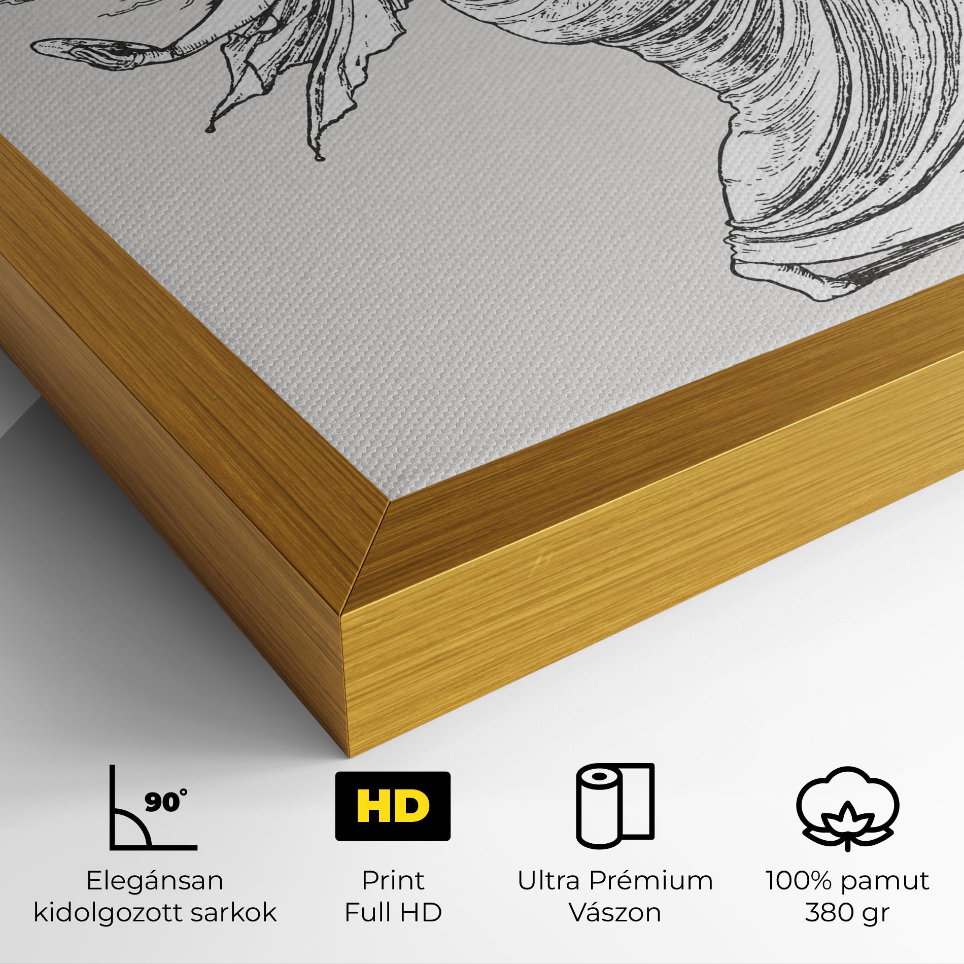 Vászonkép Vintage Dance mockup 4