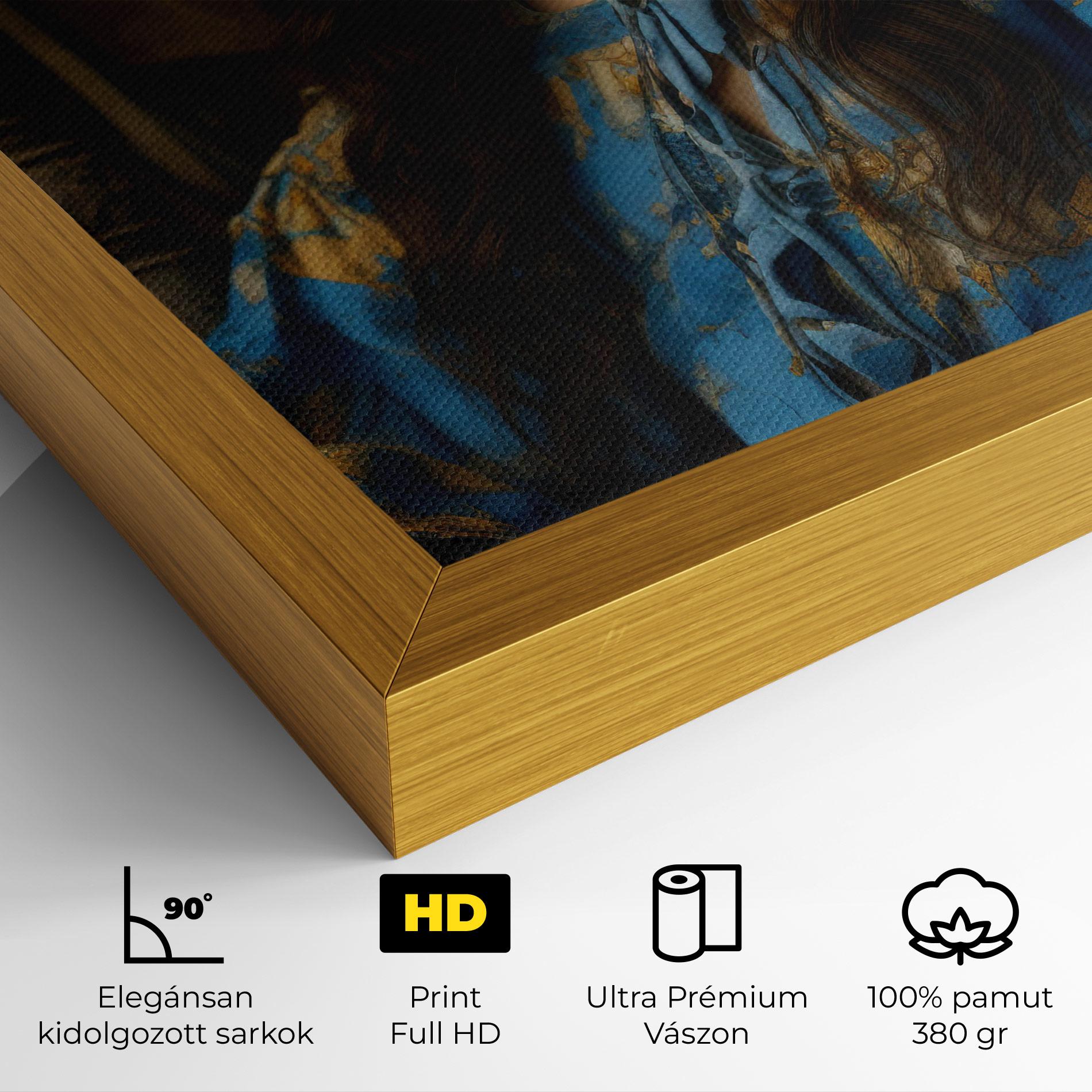 Vászonkép Yellow Rose Dress mockup 4