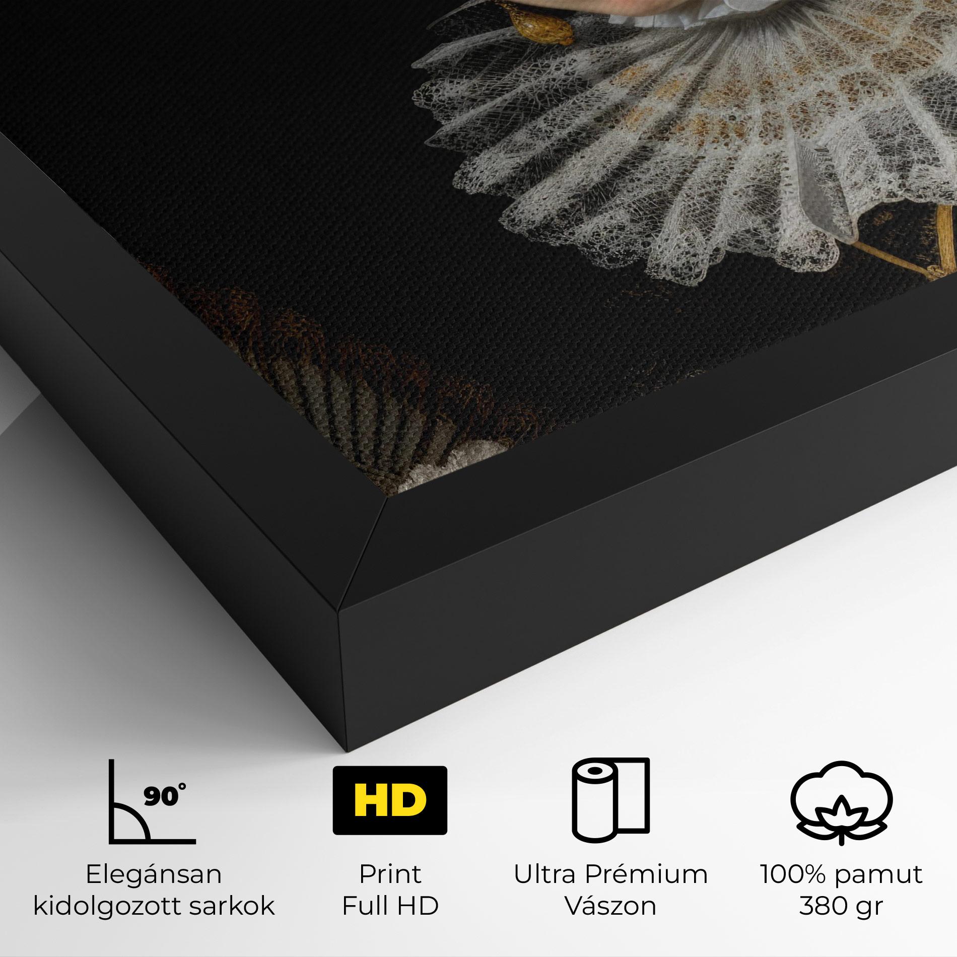 Vászonkép Baroque Lady Portrait mockup 4