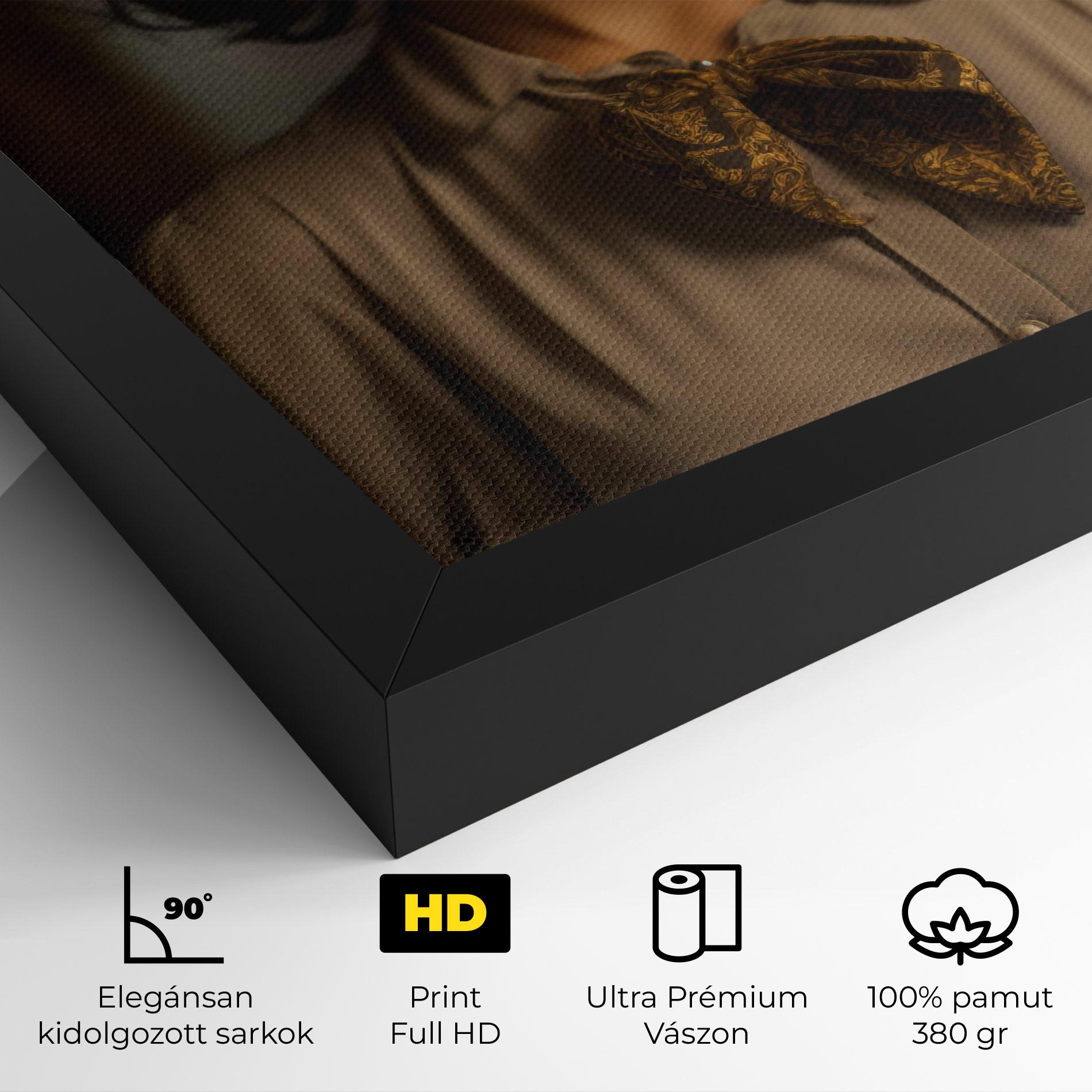 Vászonkép Beige Vintage Blouse mockup 4