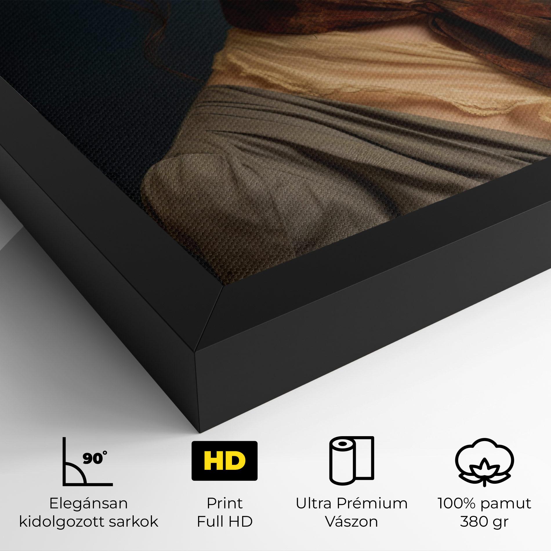 Vászonkép Brown Vintage Hat mockup 4