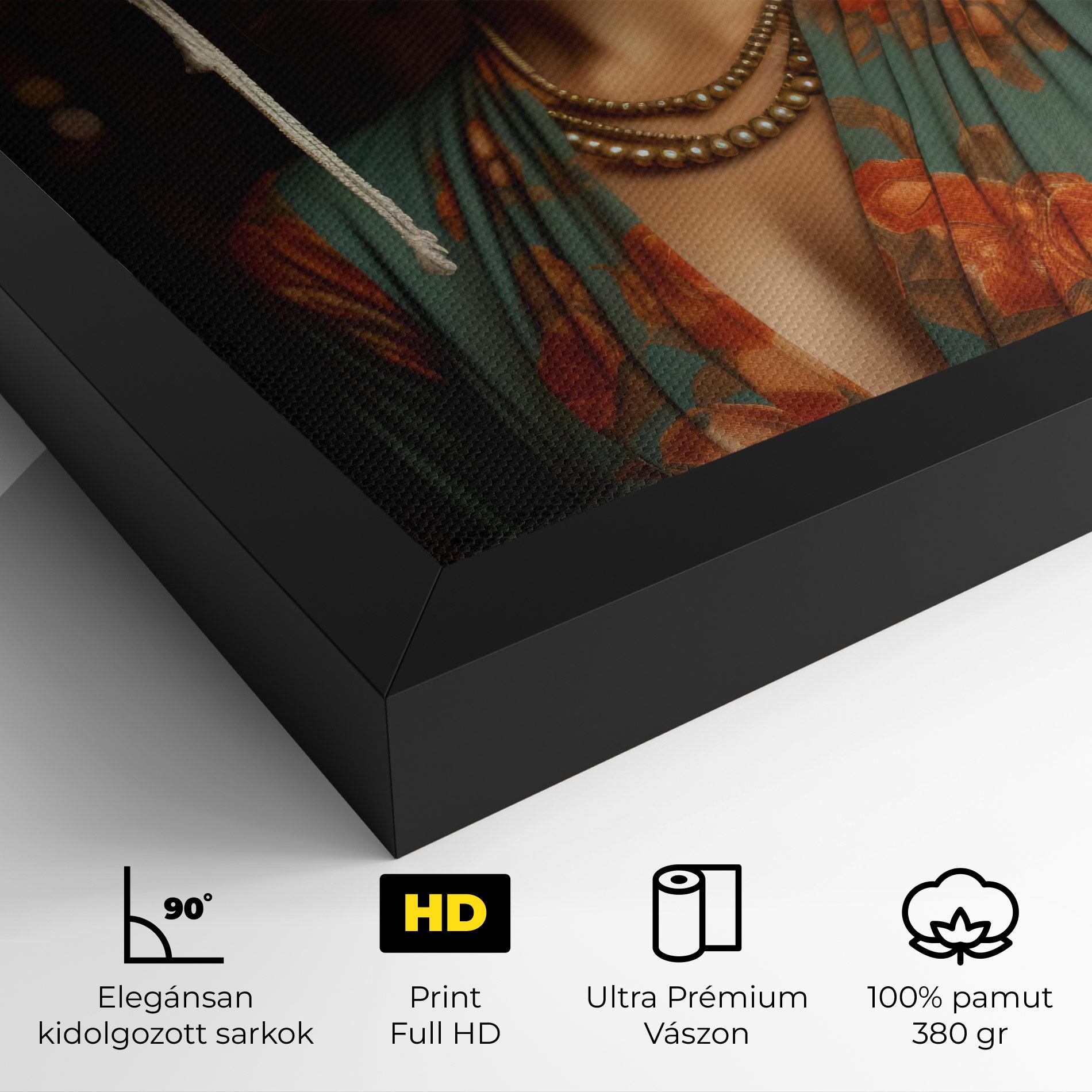 Vászonkép Green Orange Blouse mockup 4