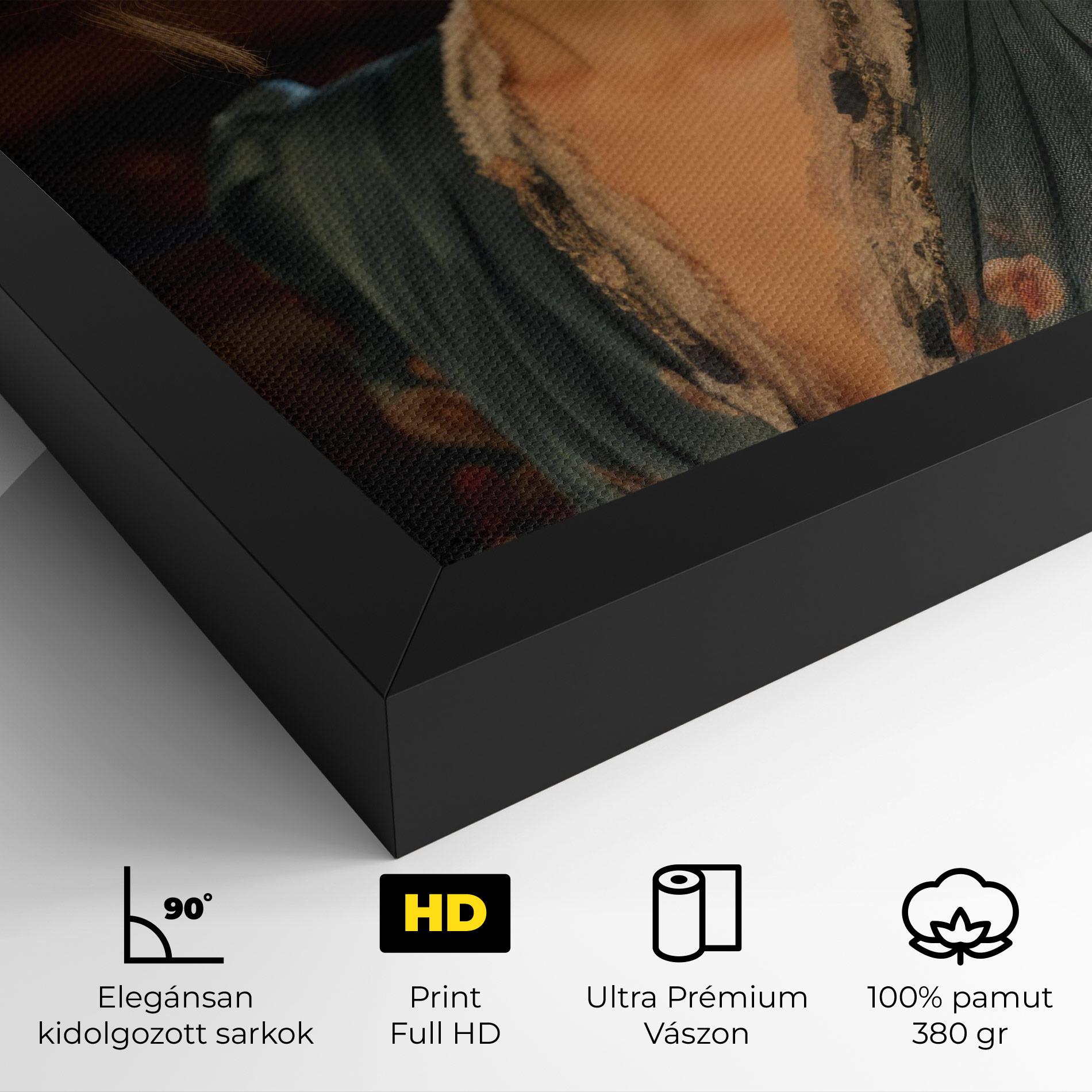 Vászonkép Pink Flowers Dress mockup 4