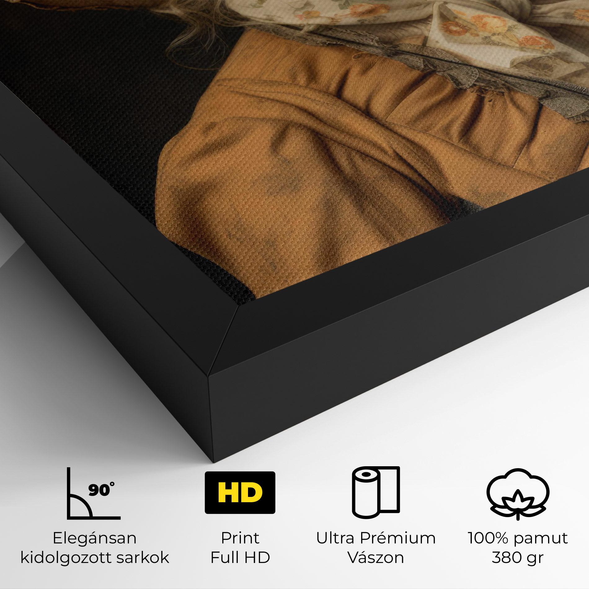 Vászonkép Pretty Vintage Blonde mockup 4