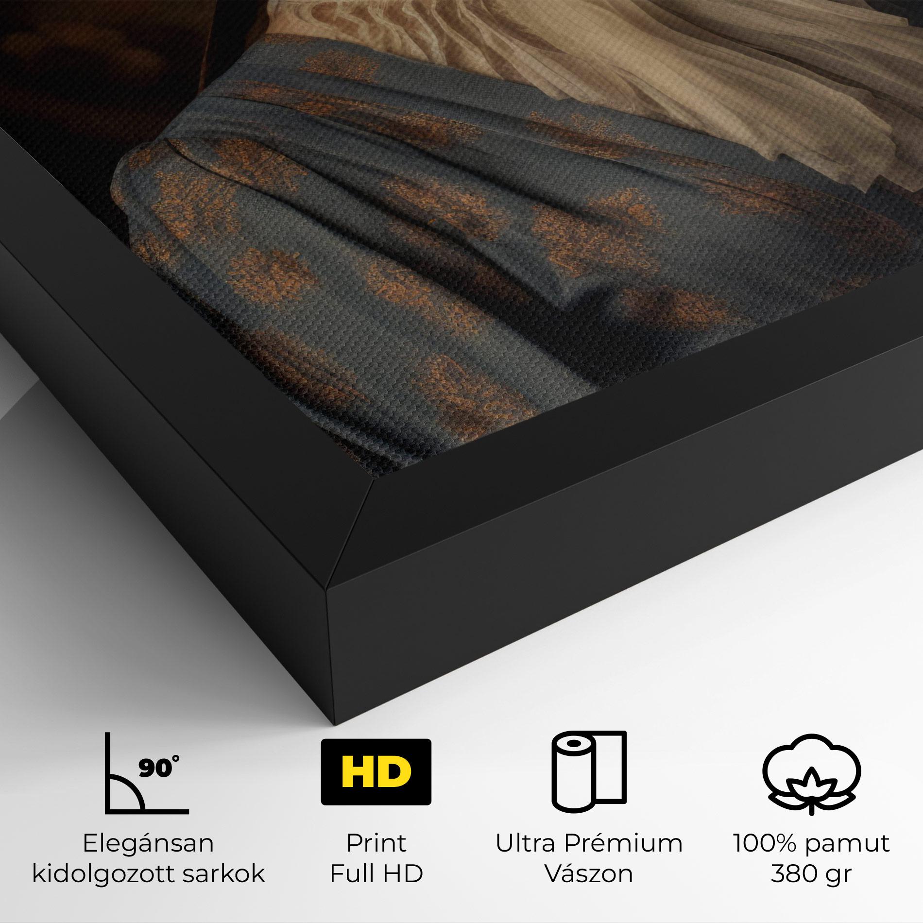 Vászonkép Vintage Blue Dress mockup 4